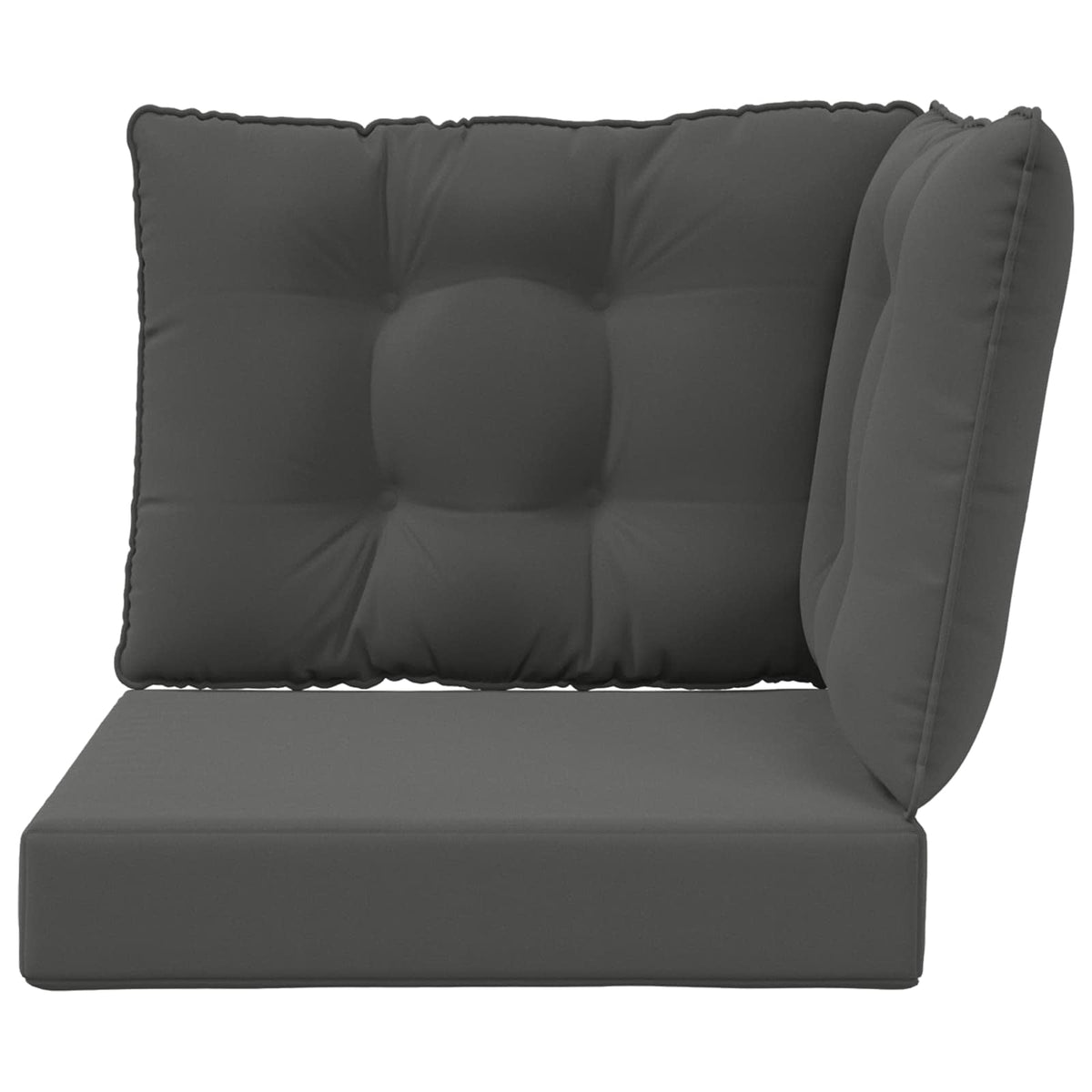 Sofakissen für draußen Polyester Anthrazit 50,5 x 50,5 cm