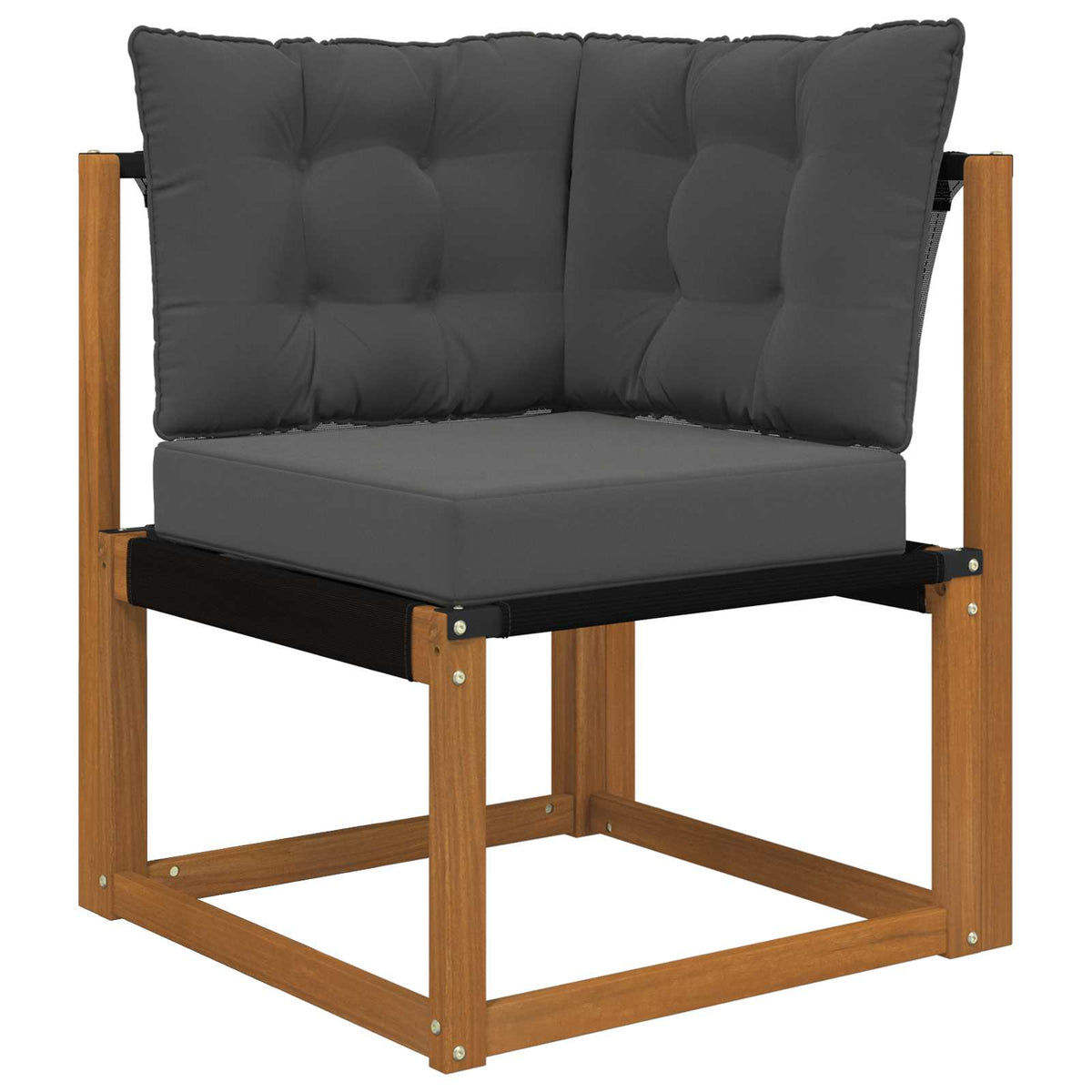 Sofakissen für draußen Polyester Anthrazit 50,5 x 50,5 cm