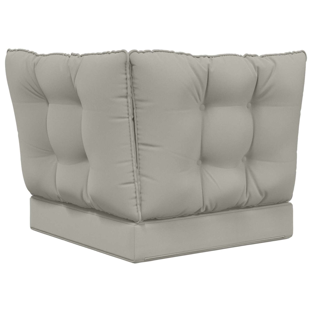 Sofakissen für draußen Polyester Grau 50,5 x 50,5 cm