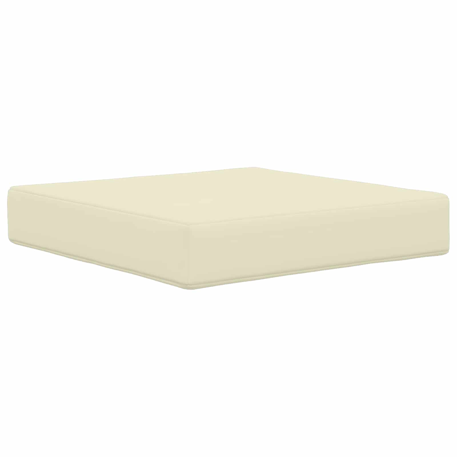 Sofakissen für draußen Polyester Creme 50,5 x 50,5 cm