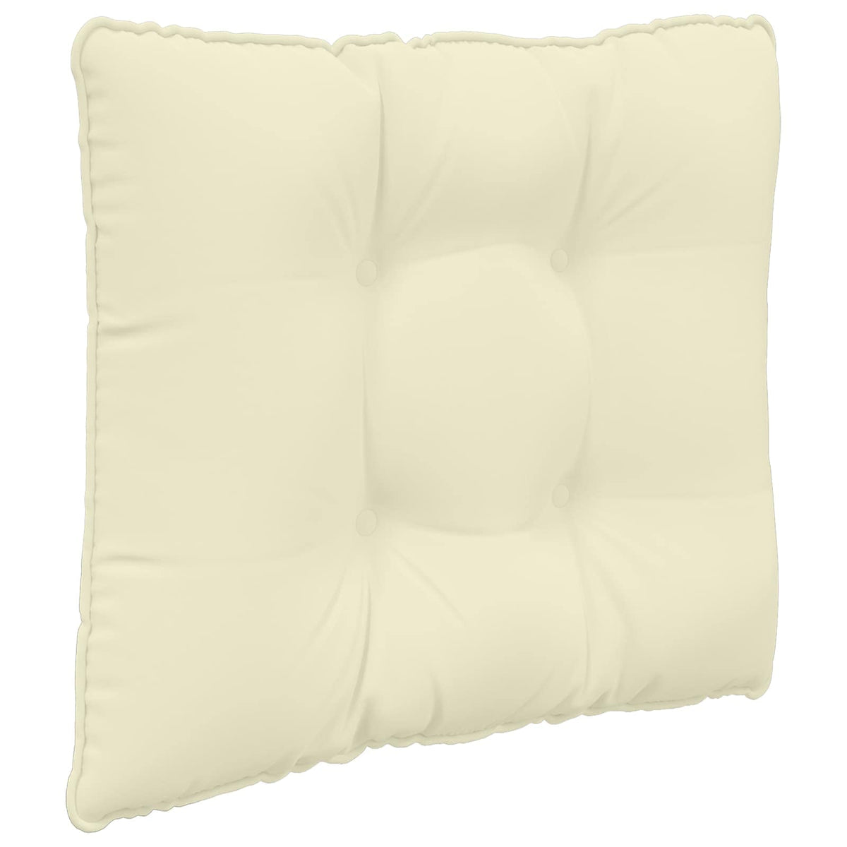 Sofakissen für draußen Polyester Creme 50,5 x 50,5 cm