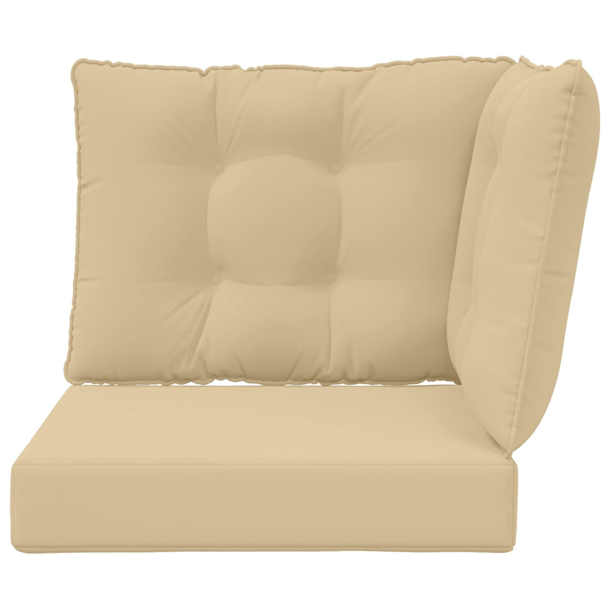 Sofakissen für draußen Polyester Beige 50,5 x 50,5 cm