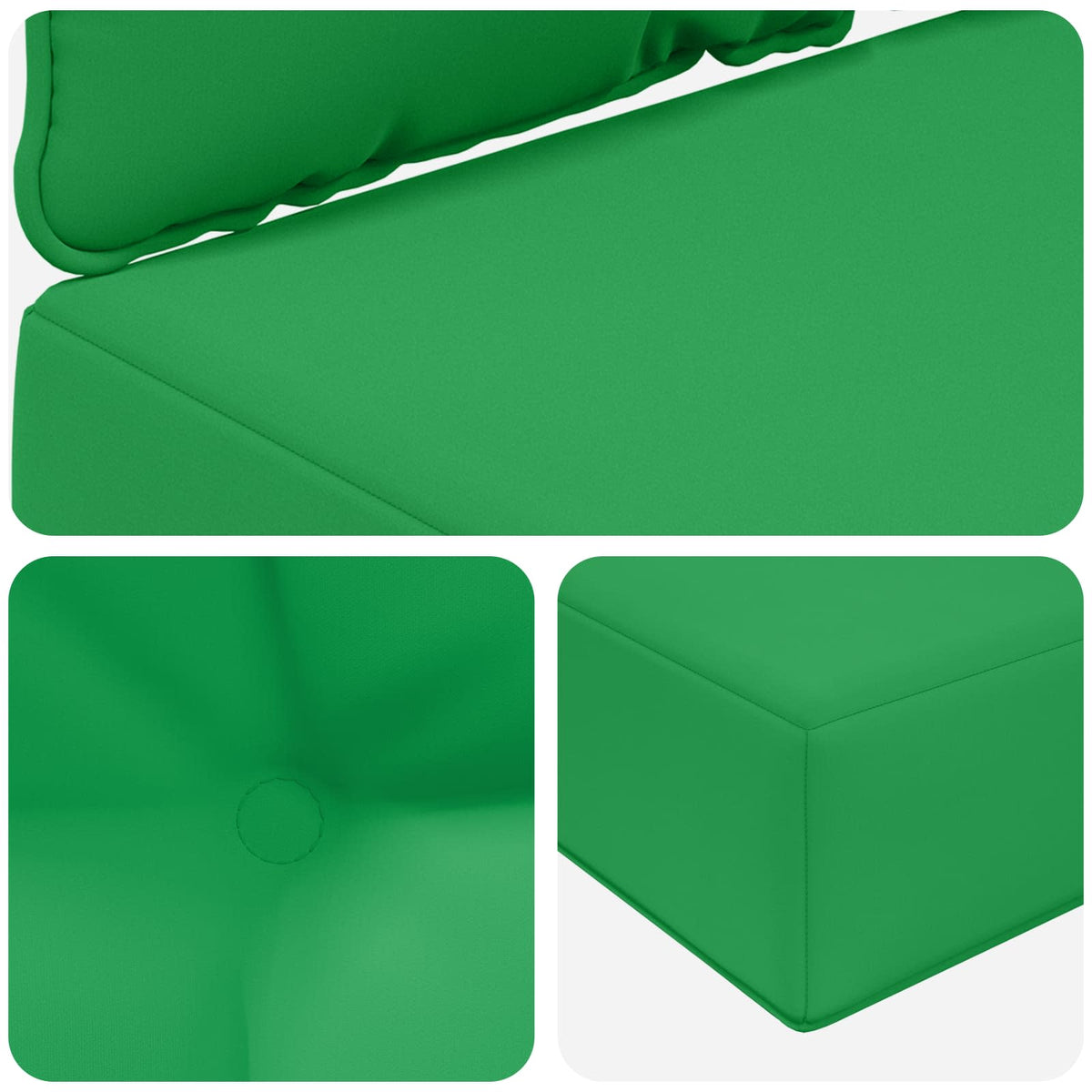 Sofakissen für draußen Polyester Grün 50,5 x 50,5 cm