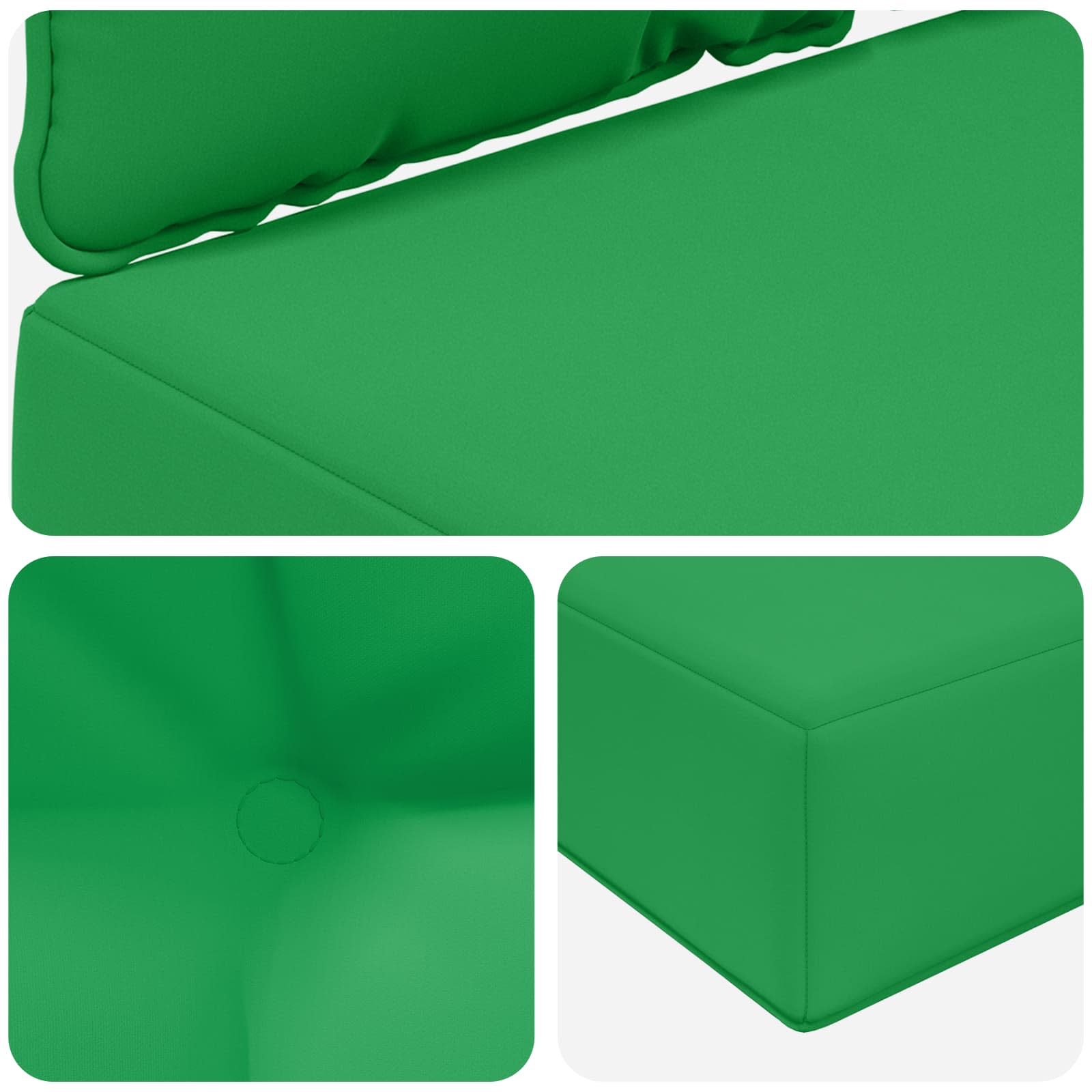 Sofakissen für draußen Polyester Grün 50,5 x 50,5 cm