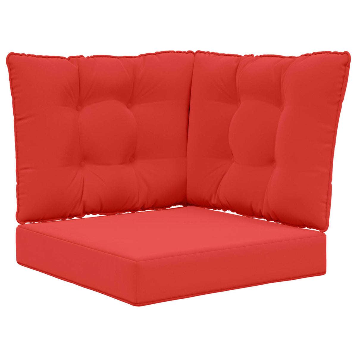 Sofakissen für draußen Polyester Rot 50,5 x 50,5 cm