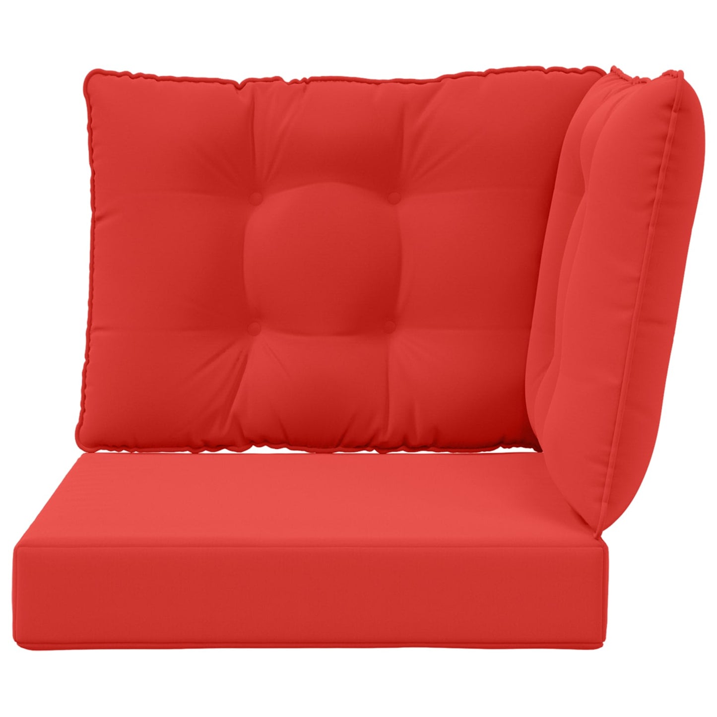 Sofakissen für draußen Polyester Rot 50,5 x 50,5 cm
