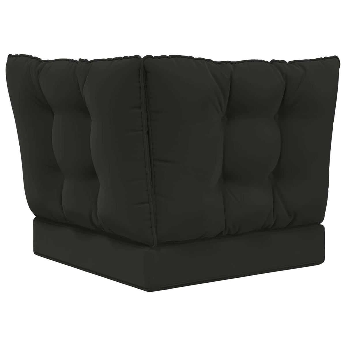 Sofakissen für draußen Polyester Schwarz 50,5 x 50,5 cm