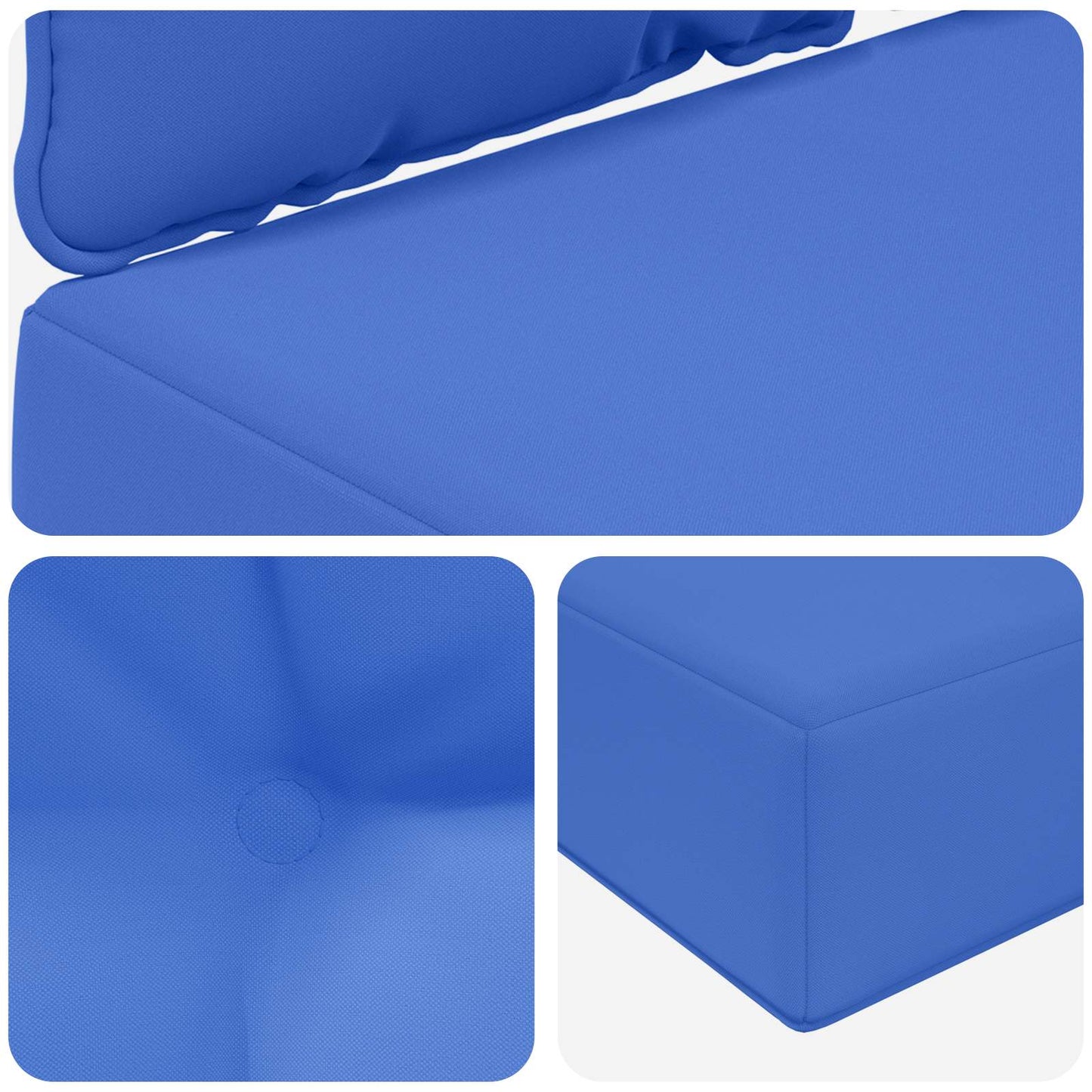 Sofakissen für draußen Polyester Königsblau 50,5 x 50,5 cm