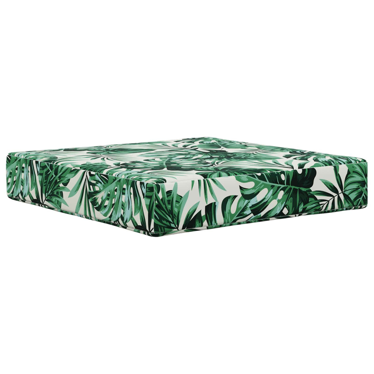 Sofakissen für draußen Polyester Blattmuster 50,5 x 50,5 cm
