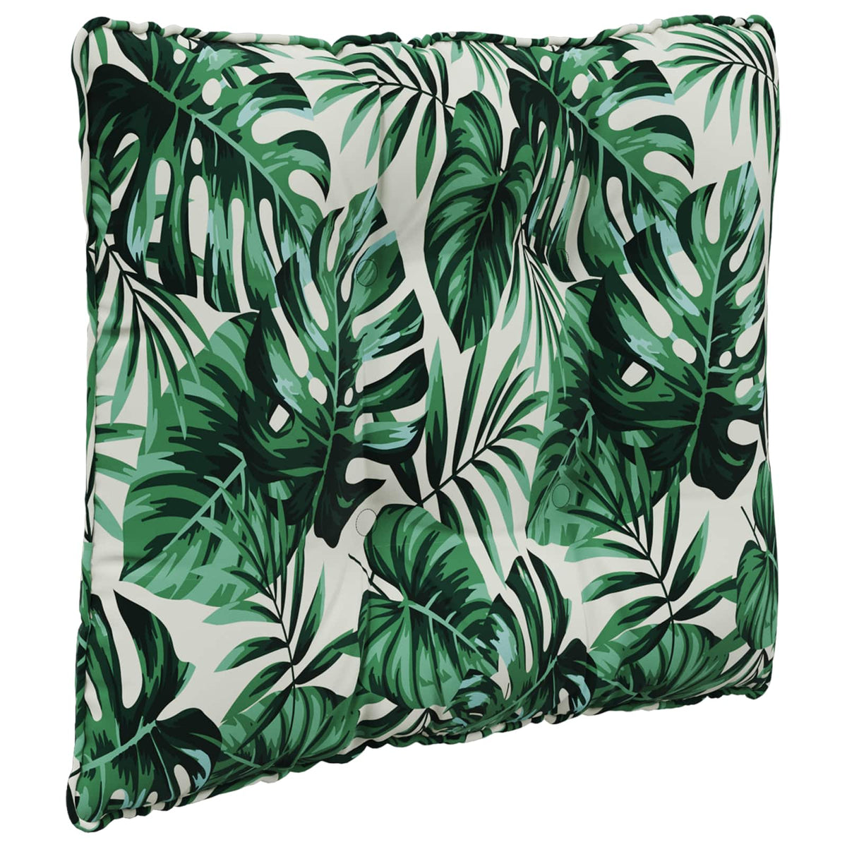 Sofakissen für draußen Polyester Blattmuster 50,5 x 50,5 cm