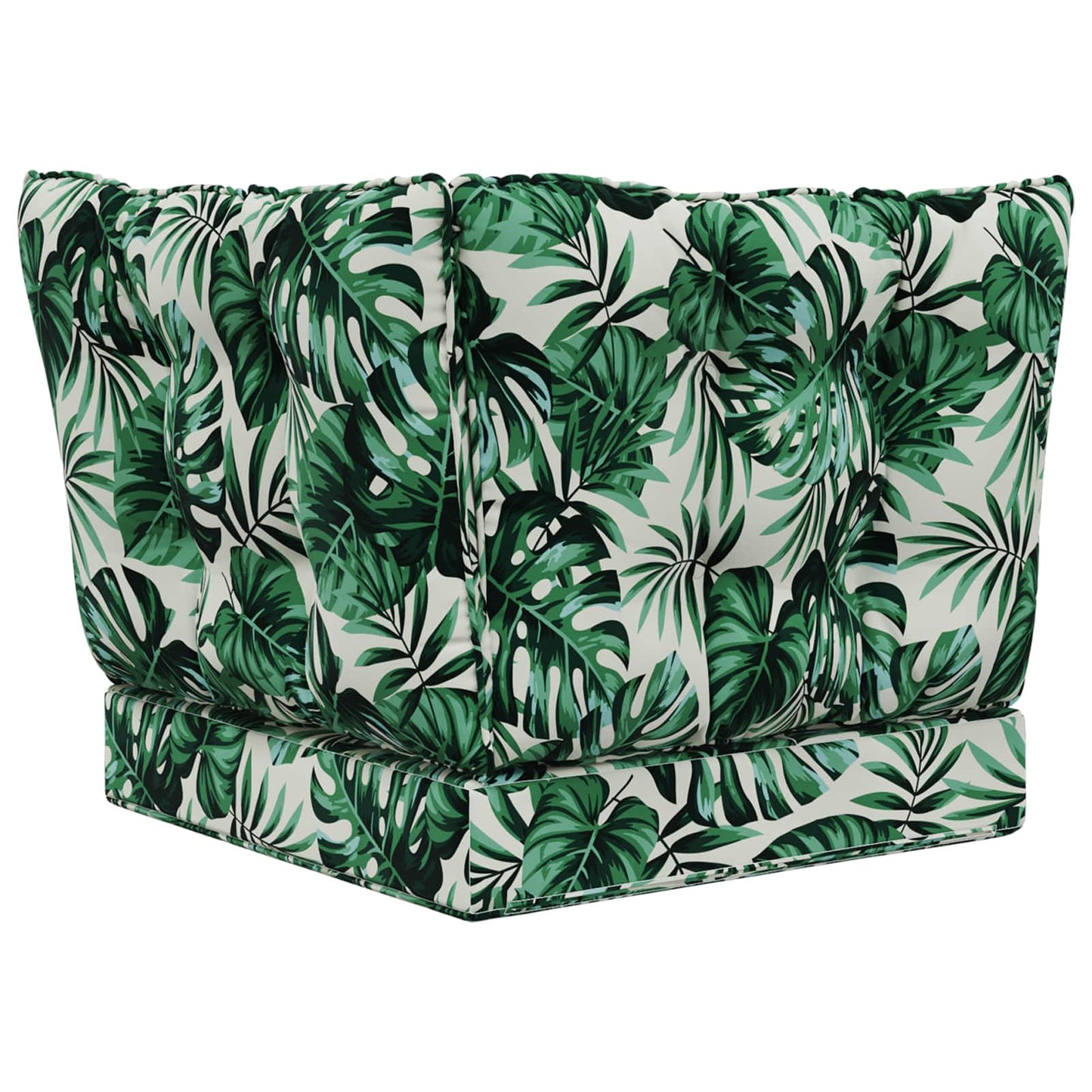 Sofakissen für draußen Polyester Blattmuster 50,5 x 50,5 cm