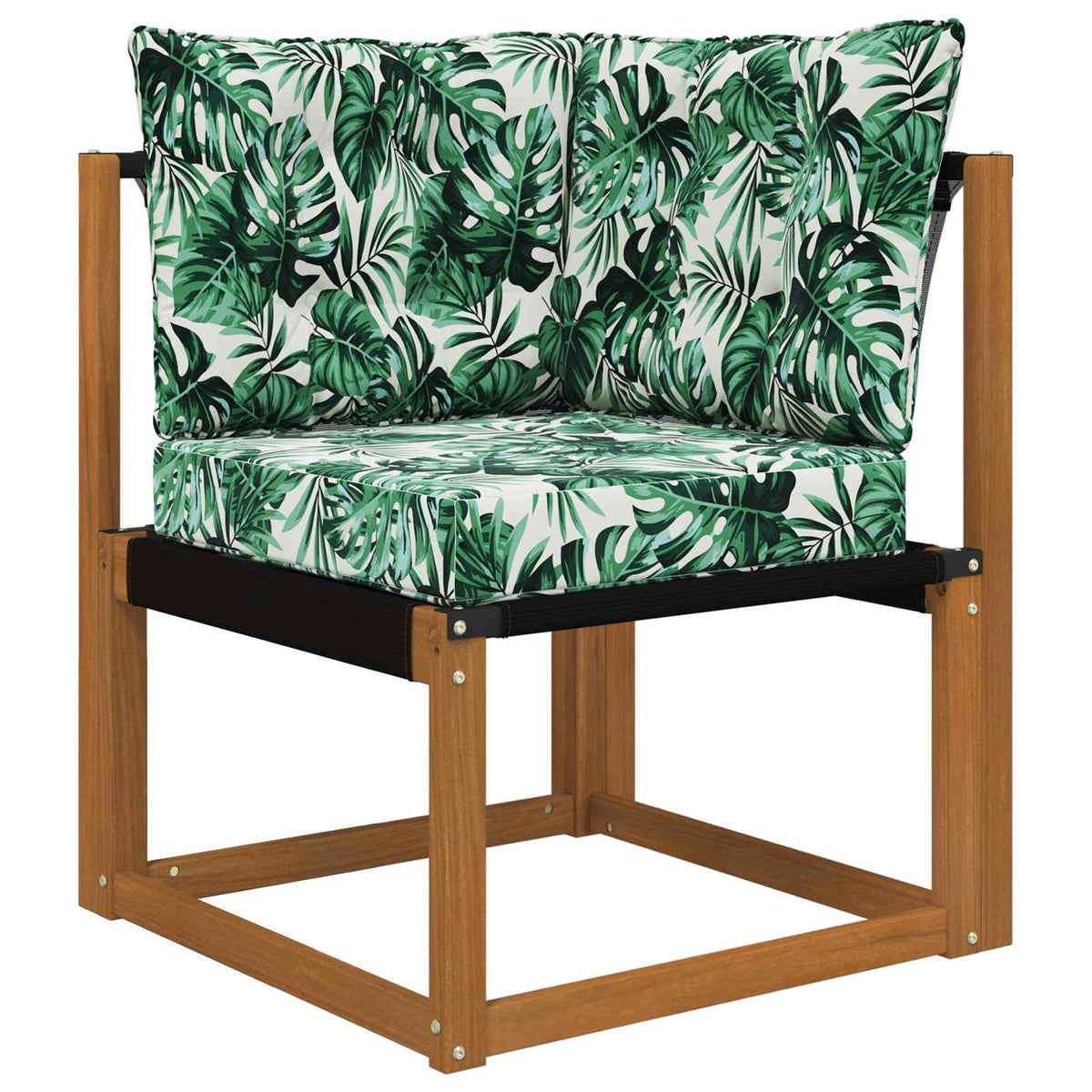 Sofakissen für draußen Polyester Blattmuster 50,5 x 50,5 cm