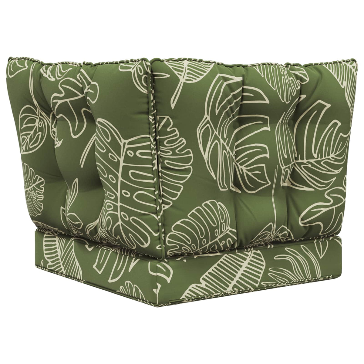 Sofakissen für draußen Polyester Blattdesign 50,5 x 50,5 cm