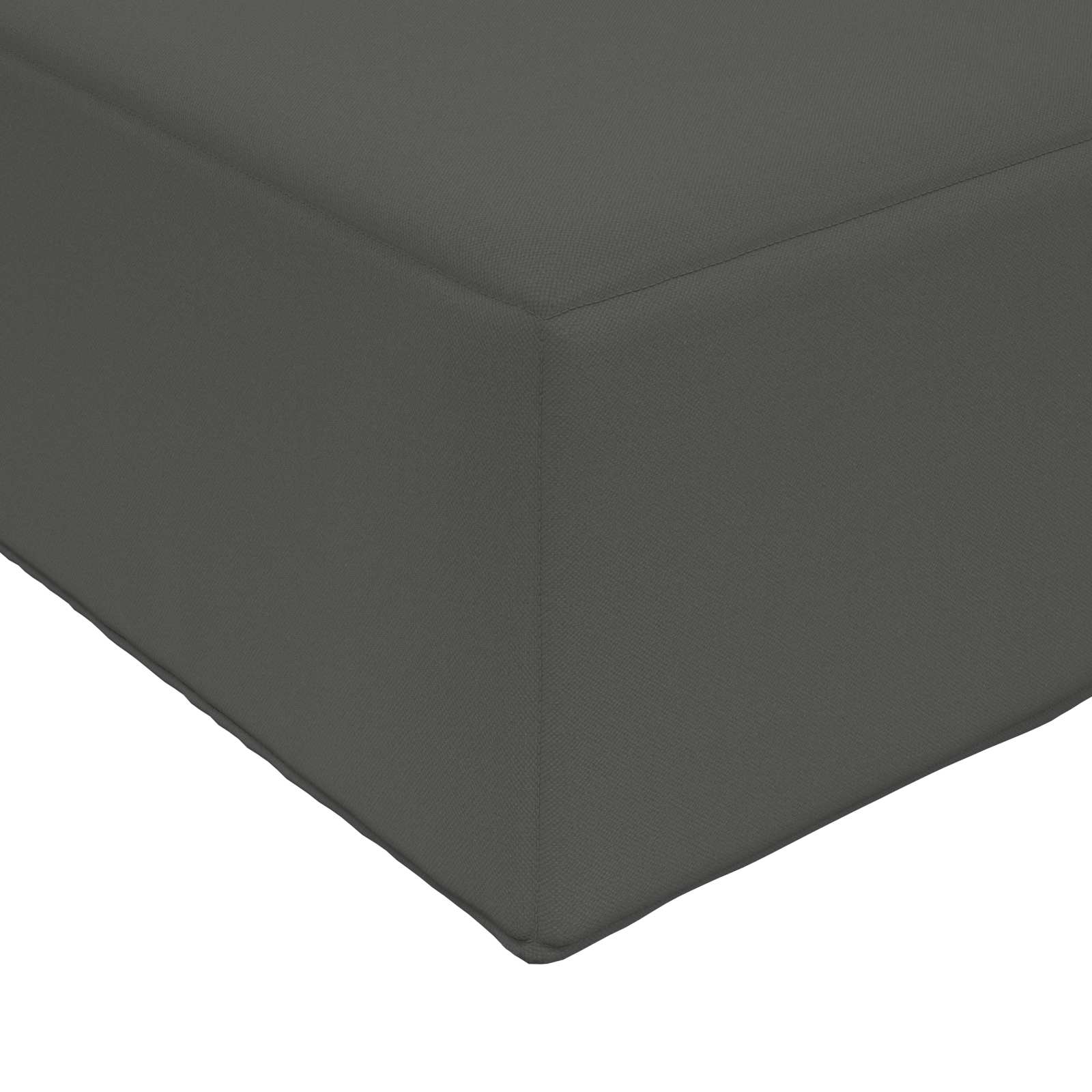 Sofakissen für draußen Polyester Anthrazit 80 x 80 cm
