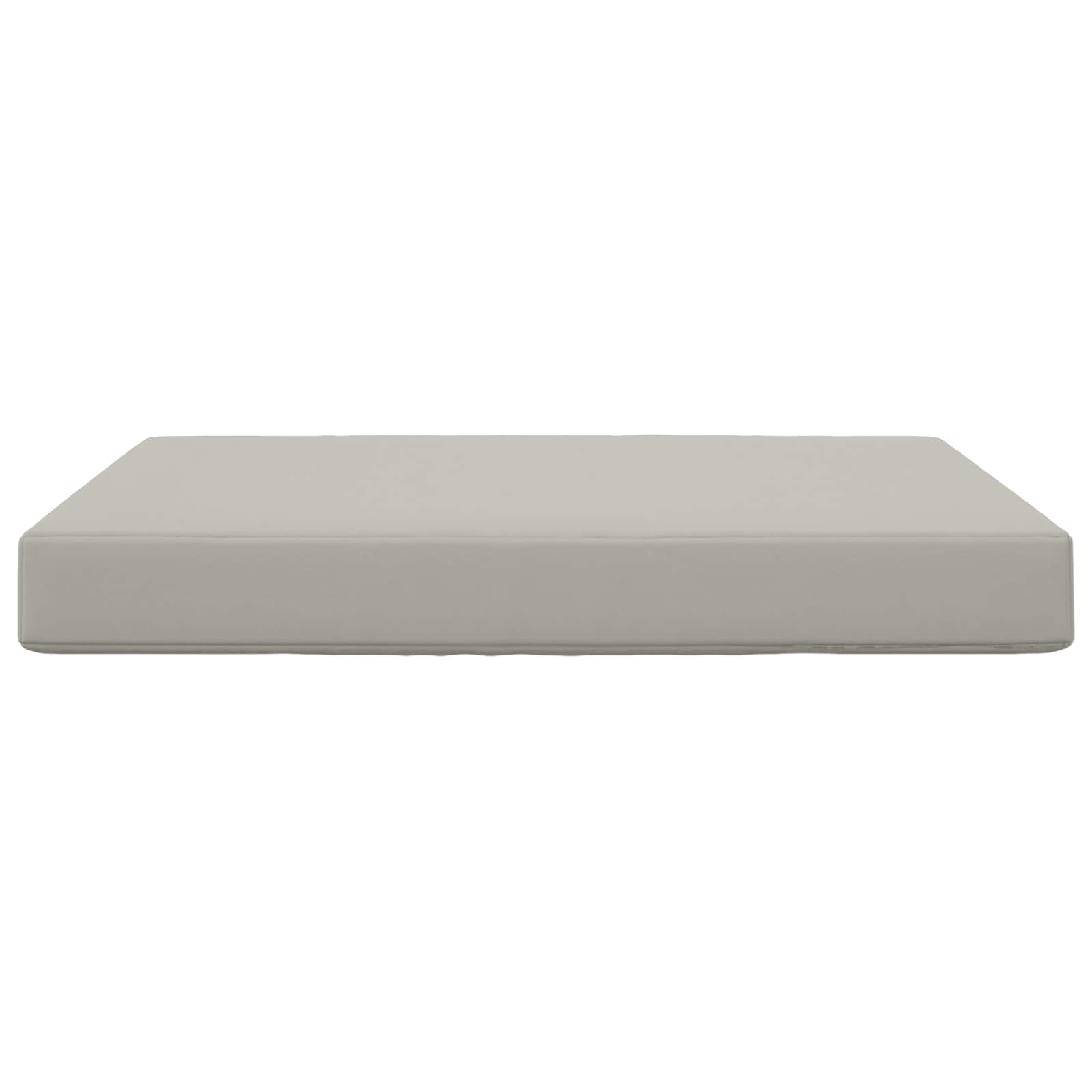 Sofakissen für draußen Polyester Grau 80 x 80 cm