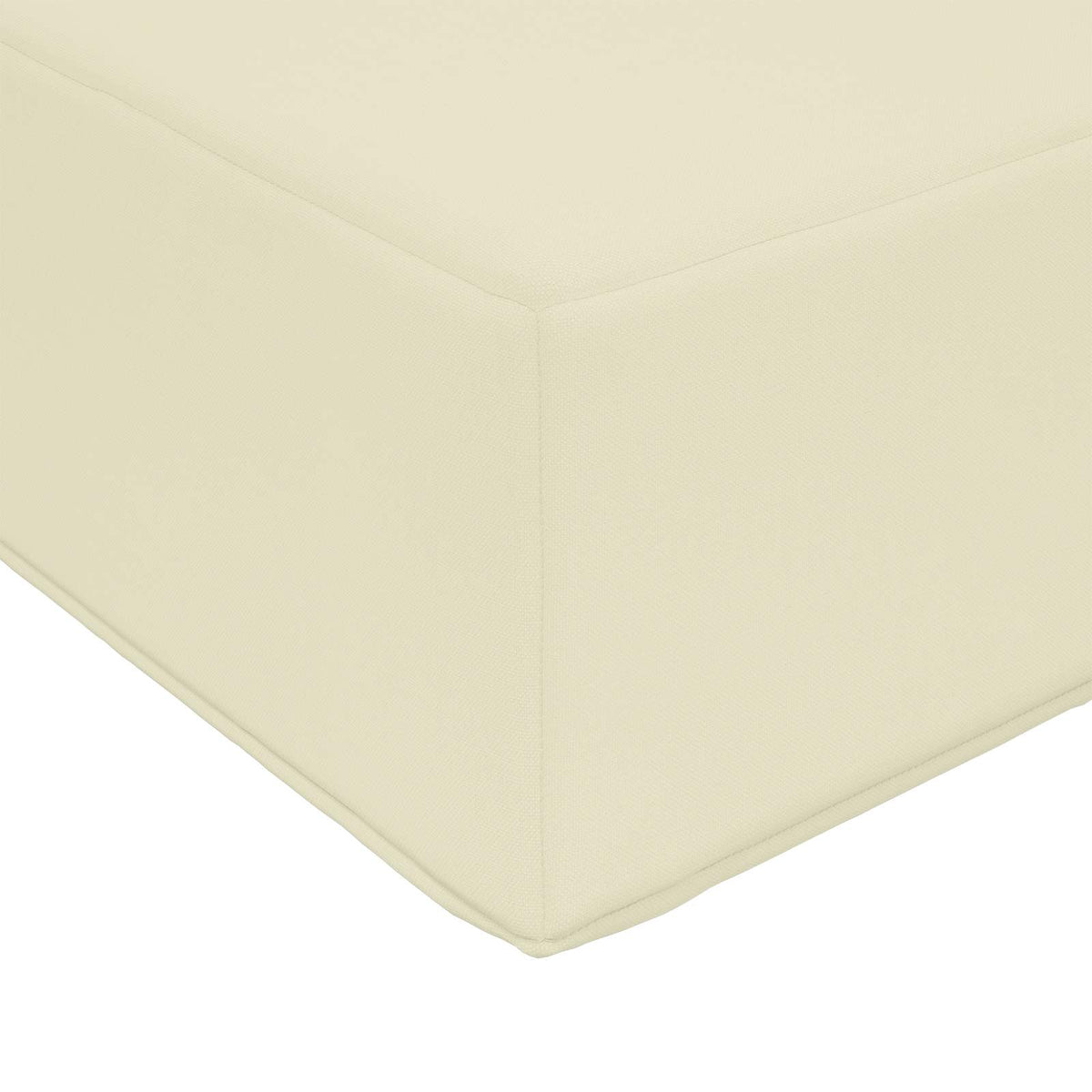 Sofakissen für draußen Polyester Creme 80 x 80 cm