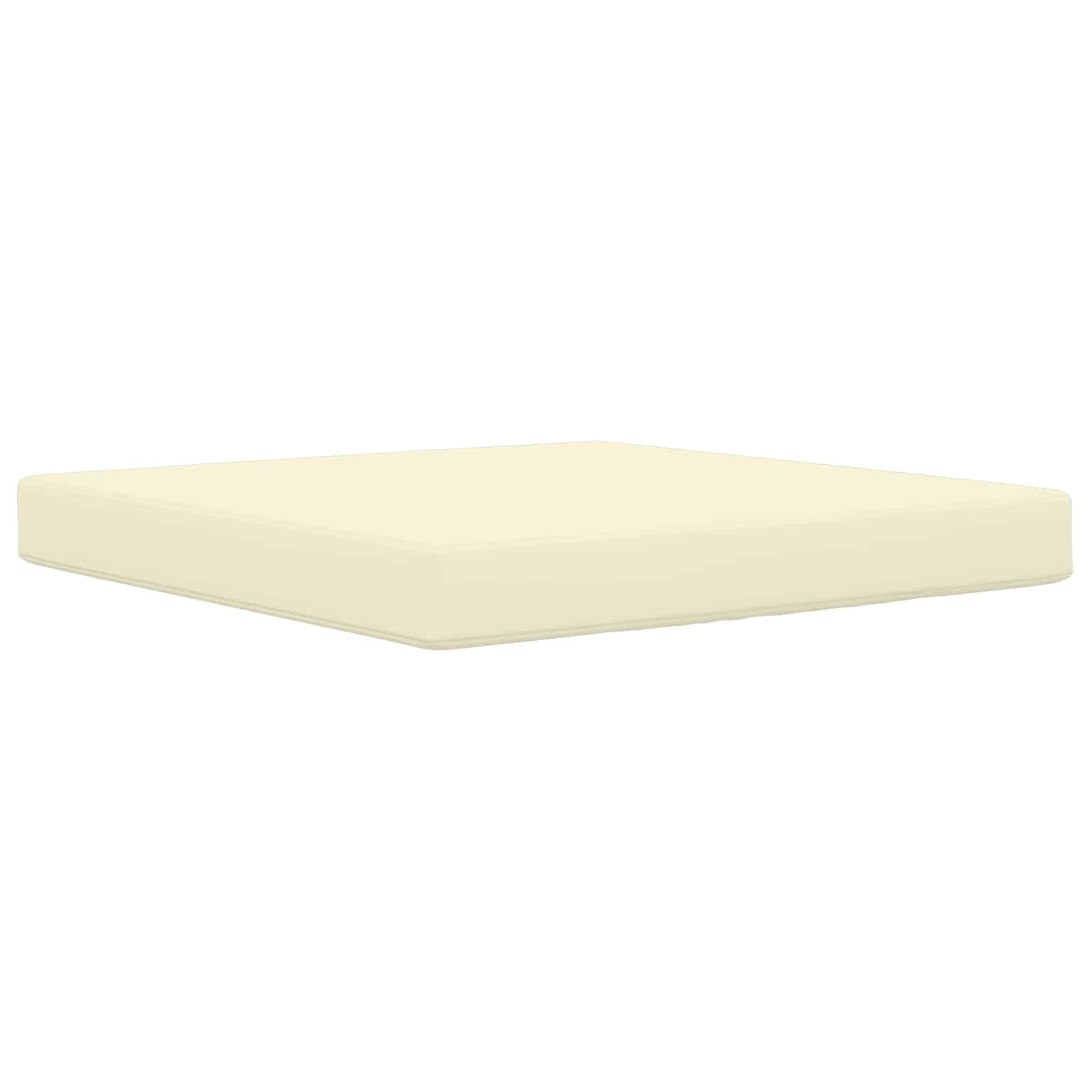 Sofakissen für draußen Polyester Creme 80 x 80 cm
