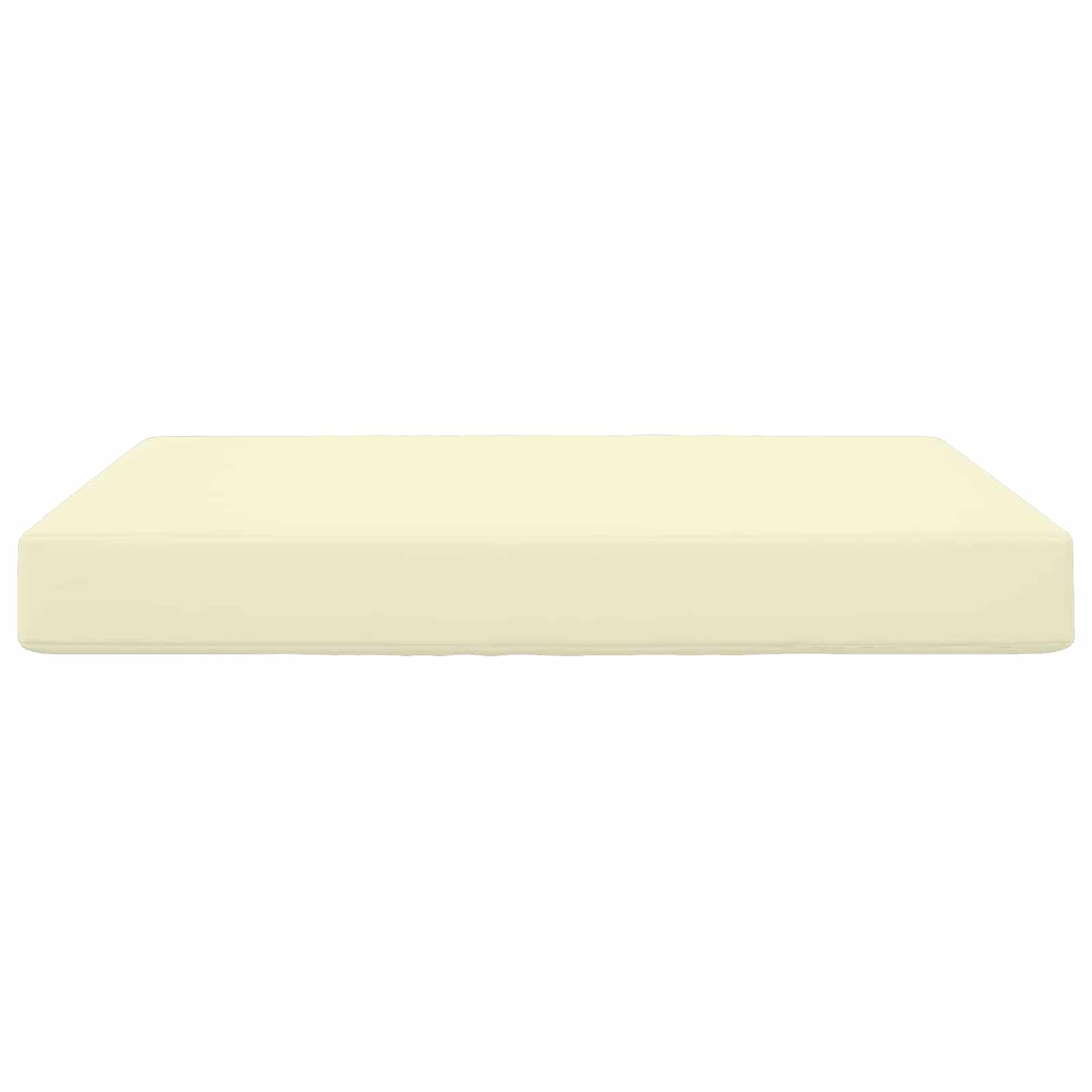 Sofakissen für draußen Polyester Creme 80 x 80 cm