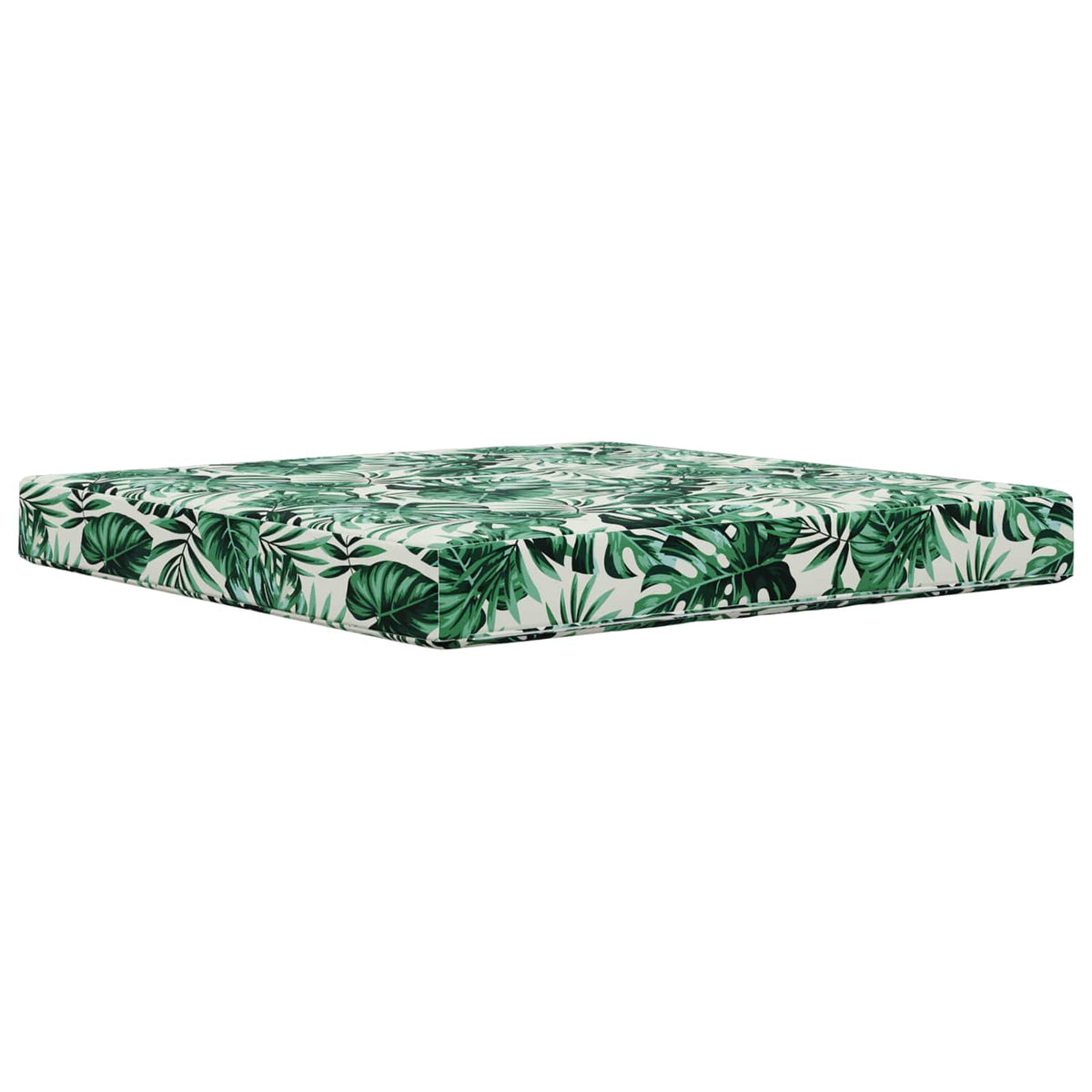 Sofakissen für draußen Polyester Blattmuster 80 x 80 cm