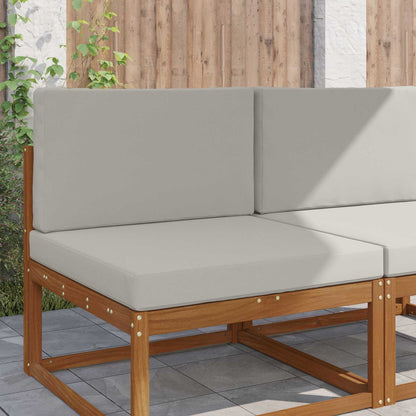 Sofakissen für draußen Stoff Grau 80 x 80 cm