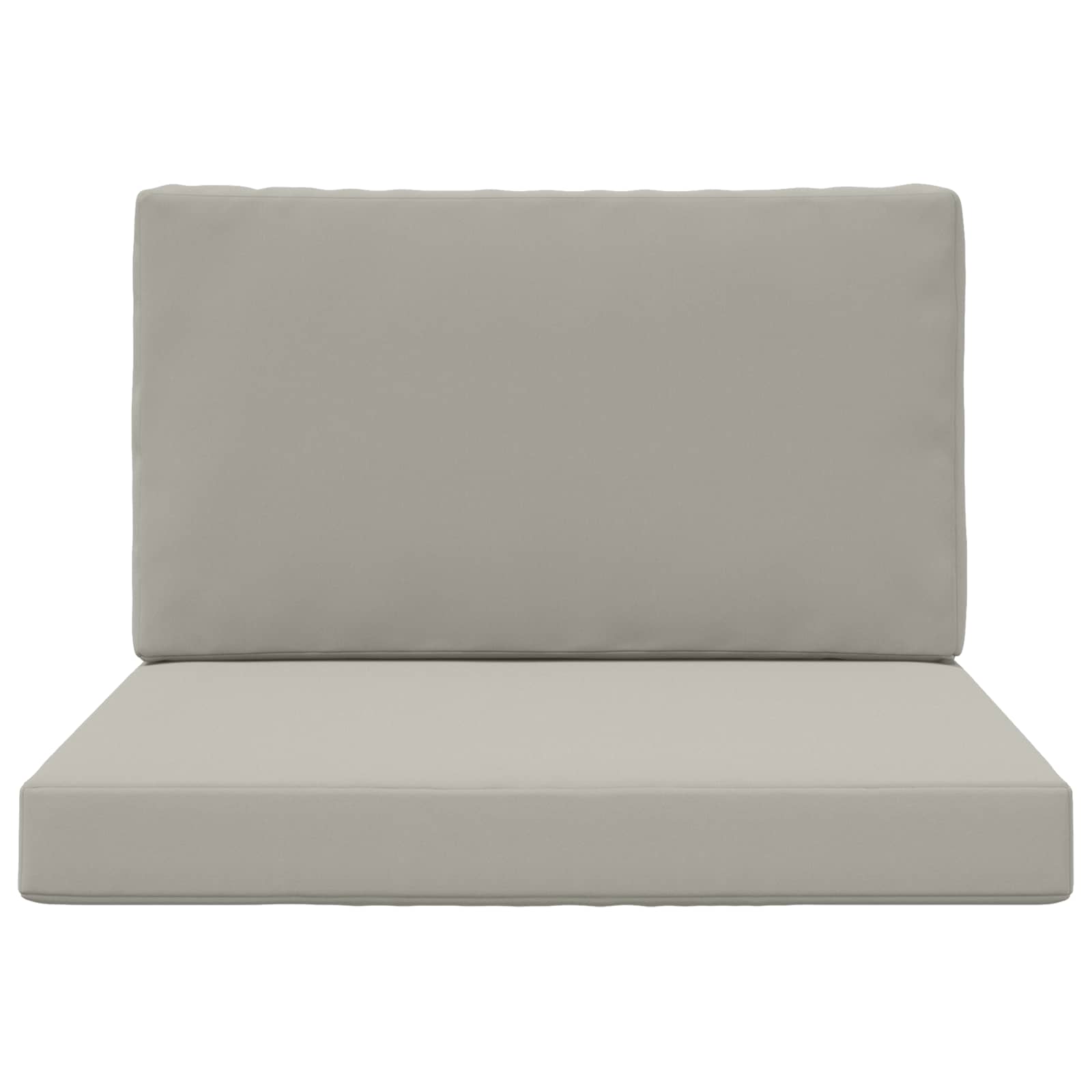 Sofakissen für draußen Polyester Grau 80 x 80 cm