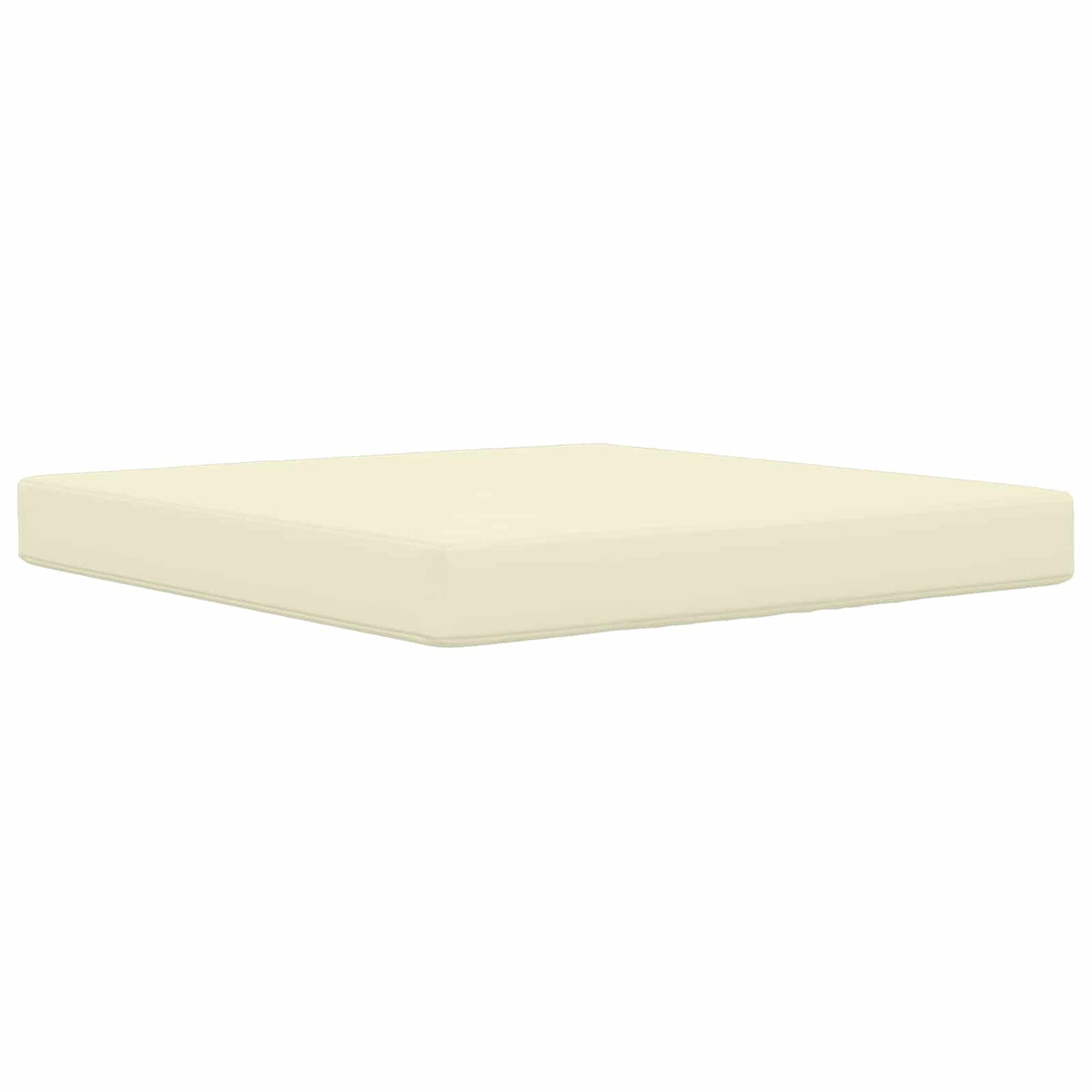 Sofakissen für draußen Polyester Creme 80 x 80 cm