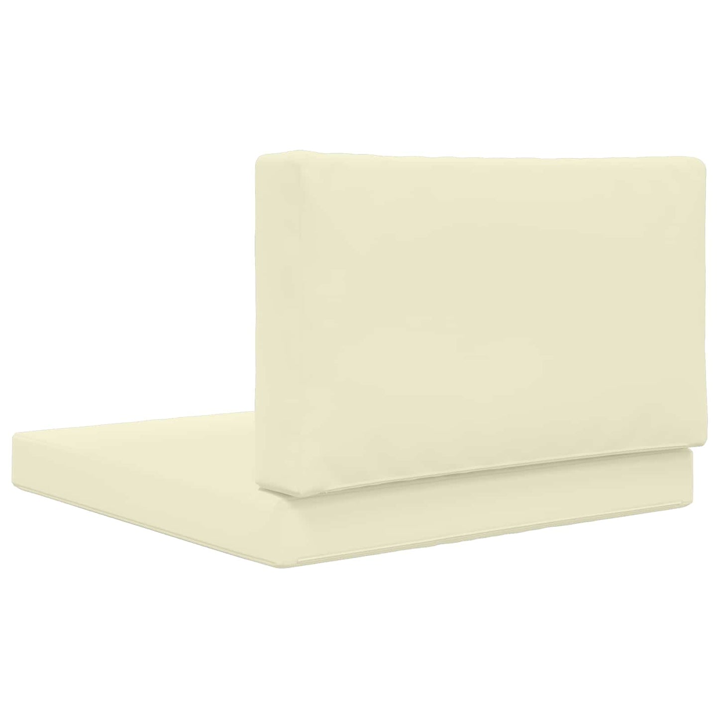 Sofakissen für draußen Polyester Creme 80 x 80 cm