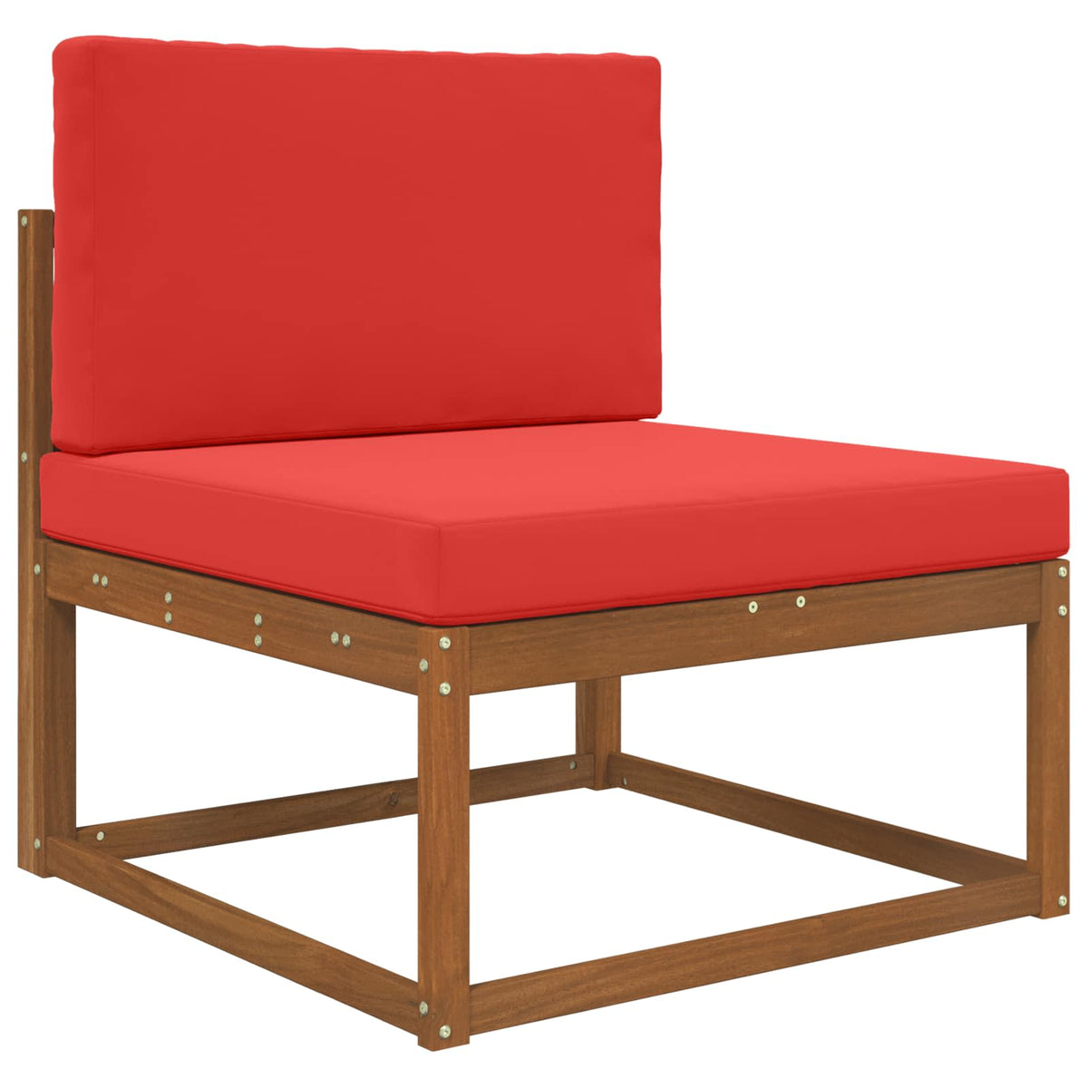 Sofakissen für draußen Polyester Rot 80 x 80 cm