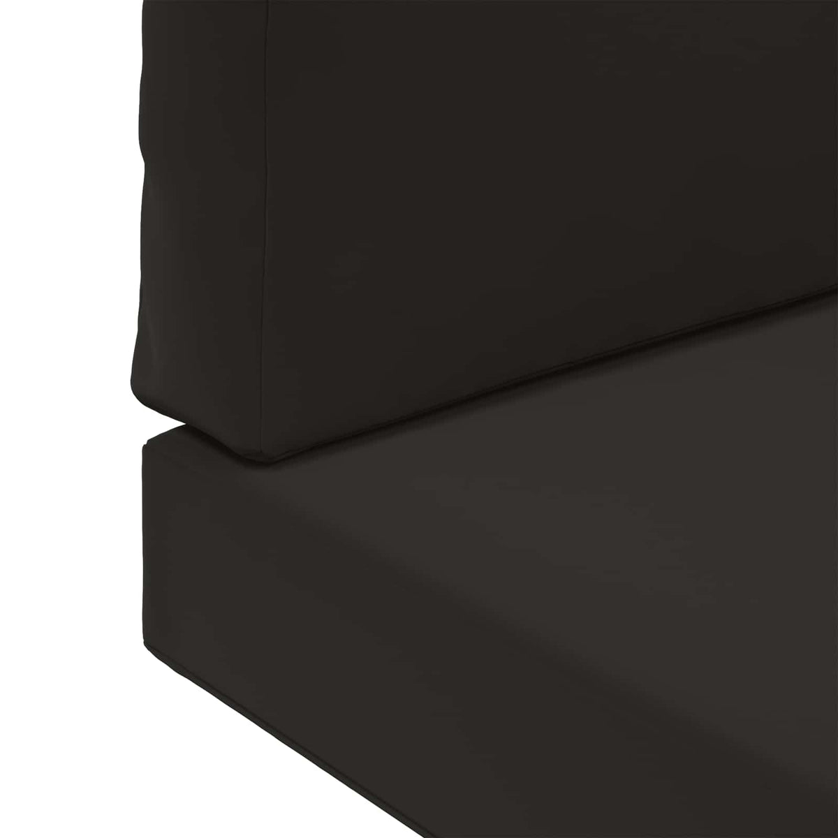 Sofakissen für draußen Polyester Schwarz 80 x 80 cm