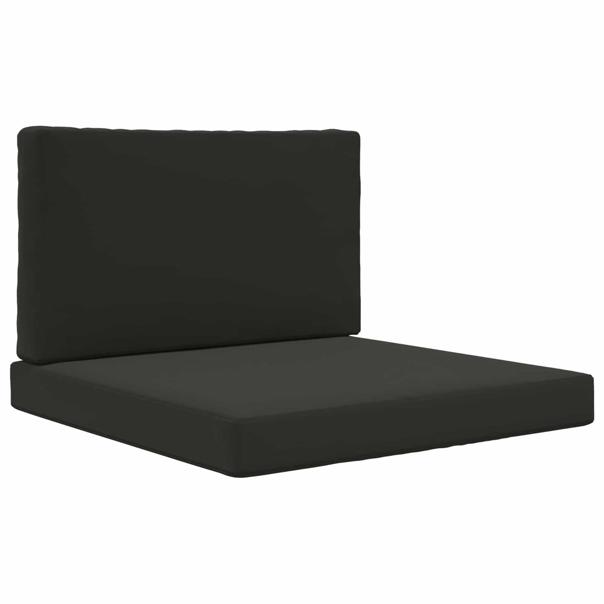 Sofakissen für draußen Polyester Schwarz 80 x 80 cm
