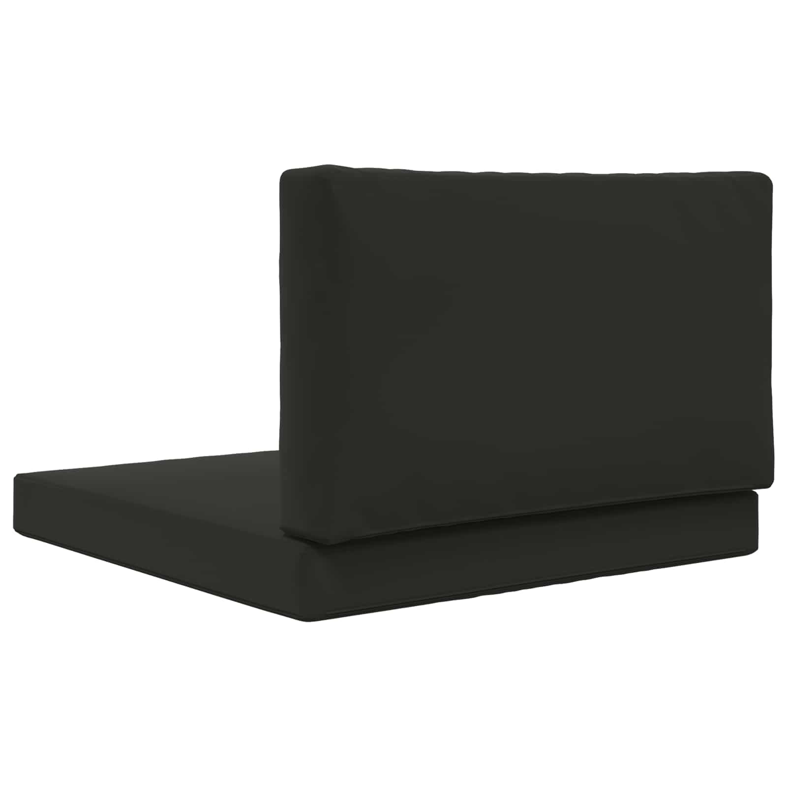Sofakissen für draußen Polyester Schwarz 80 x 80 cm