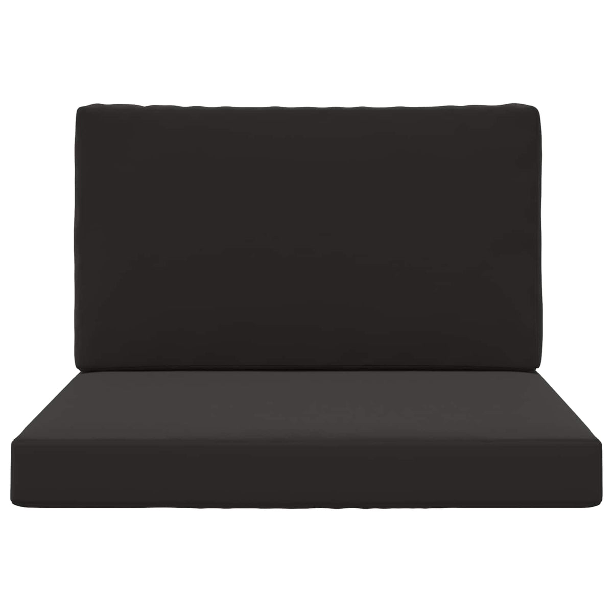 Sofakissen für draußen Polyester Schwarz 80 x 80 cm