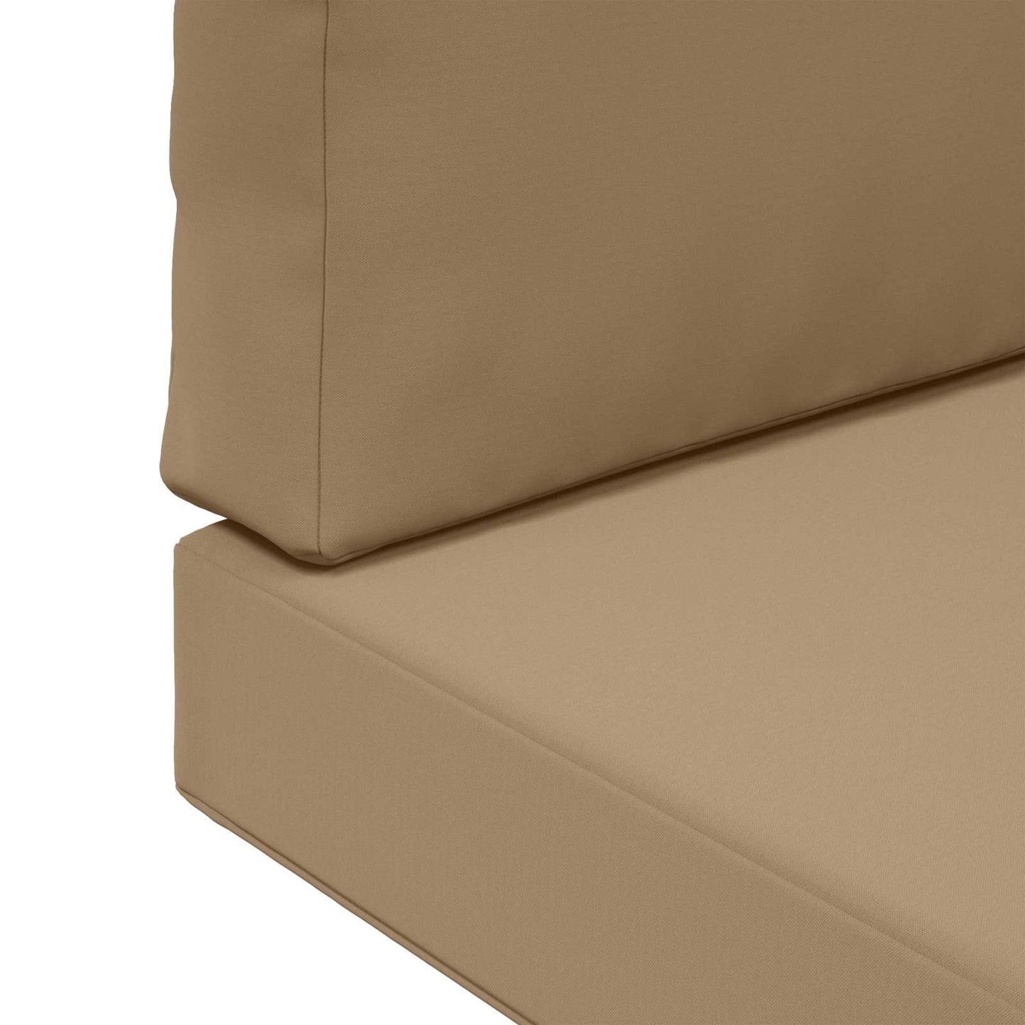 Sofakissen für draußen Polyester Taupe 80 x 80 cm