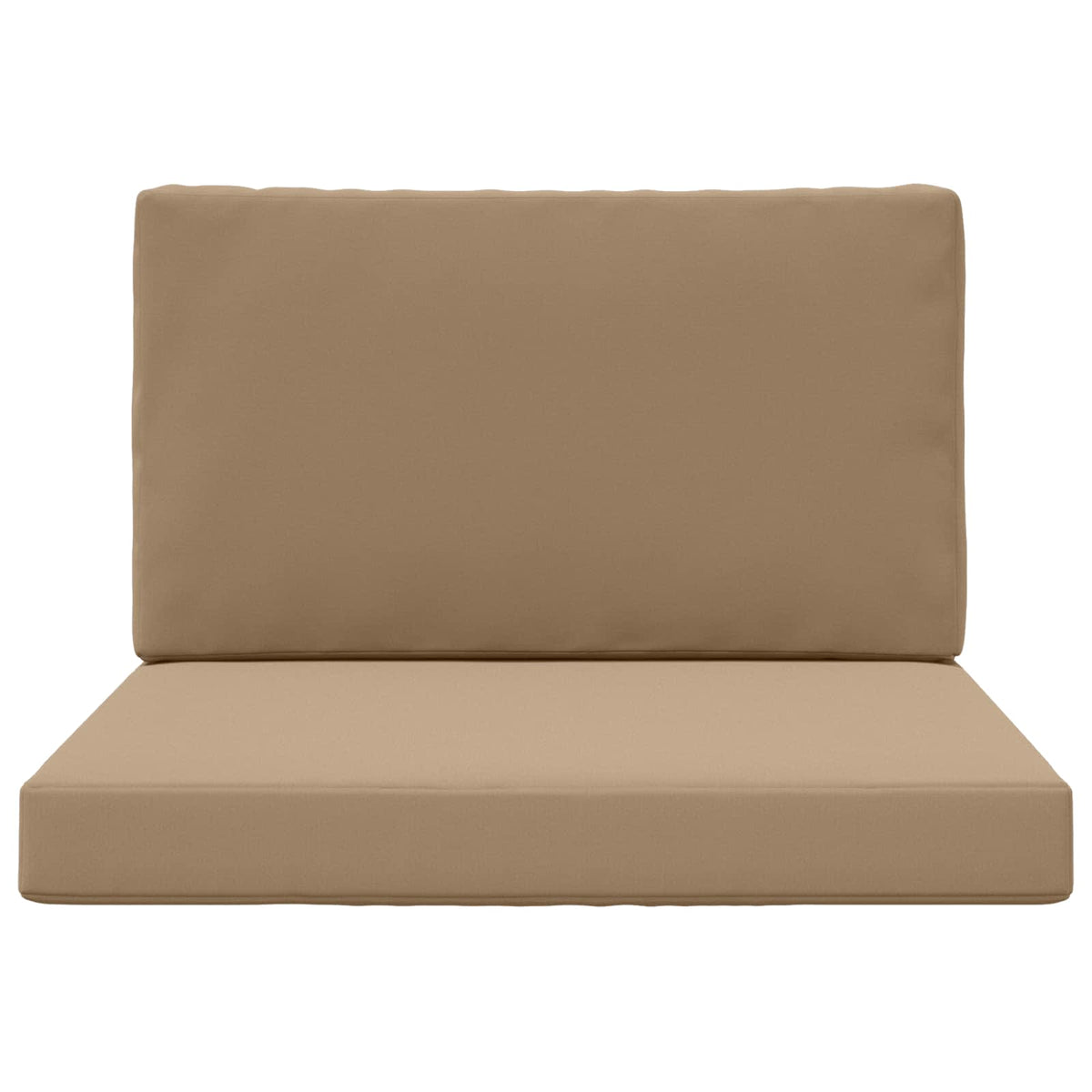Sofakissen für draußen Polyester Taupe 80 x 80 cm