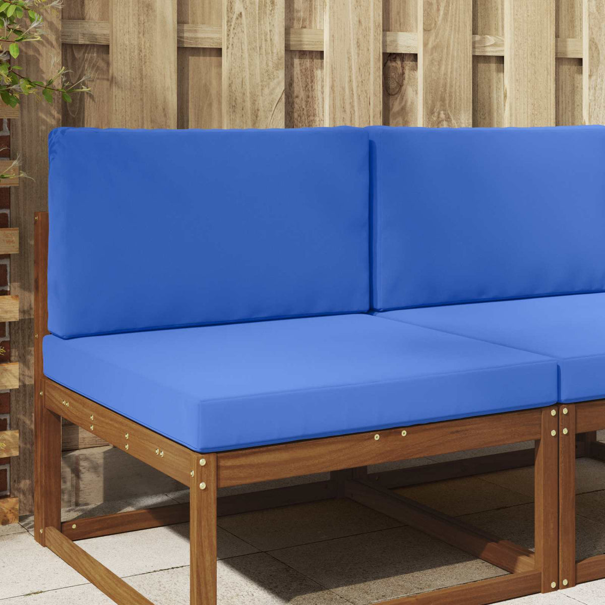 Sofakissen für draußen Polyester Königsblau 80 x 80 cm