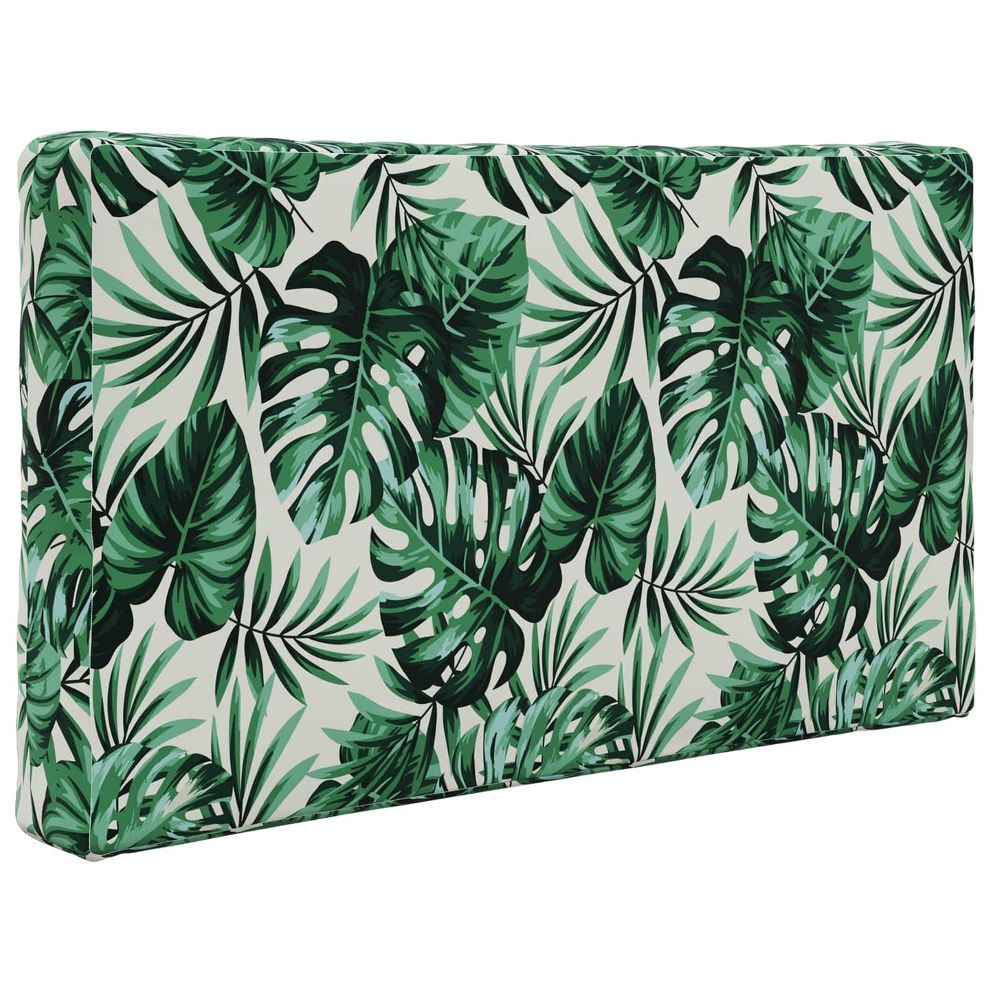 Sofakissen für draußen Polyester Blattmuster 80 x 80 cm