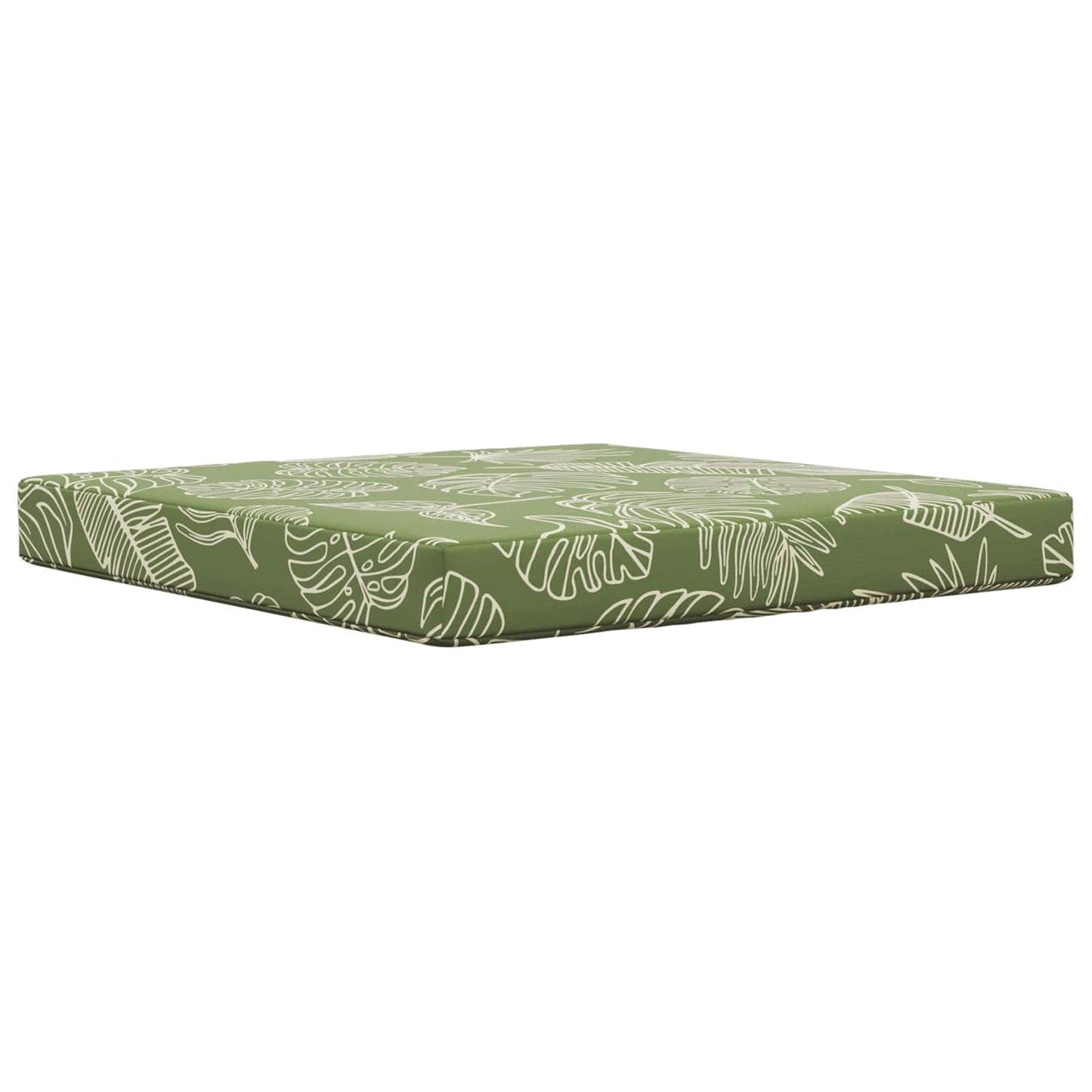Sofakissen für draußen Polyester Blattdesign 80 x 80 cm