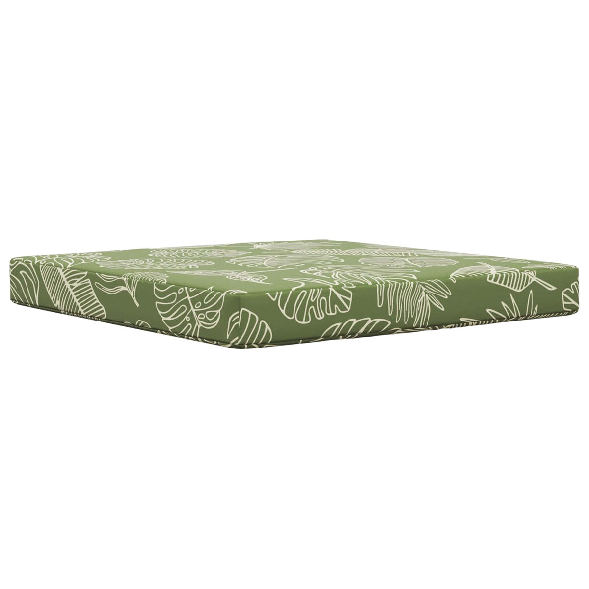 Sofakissen für draußen Polyester Blattdesign 80 x 80 cm