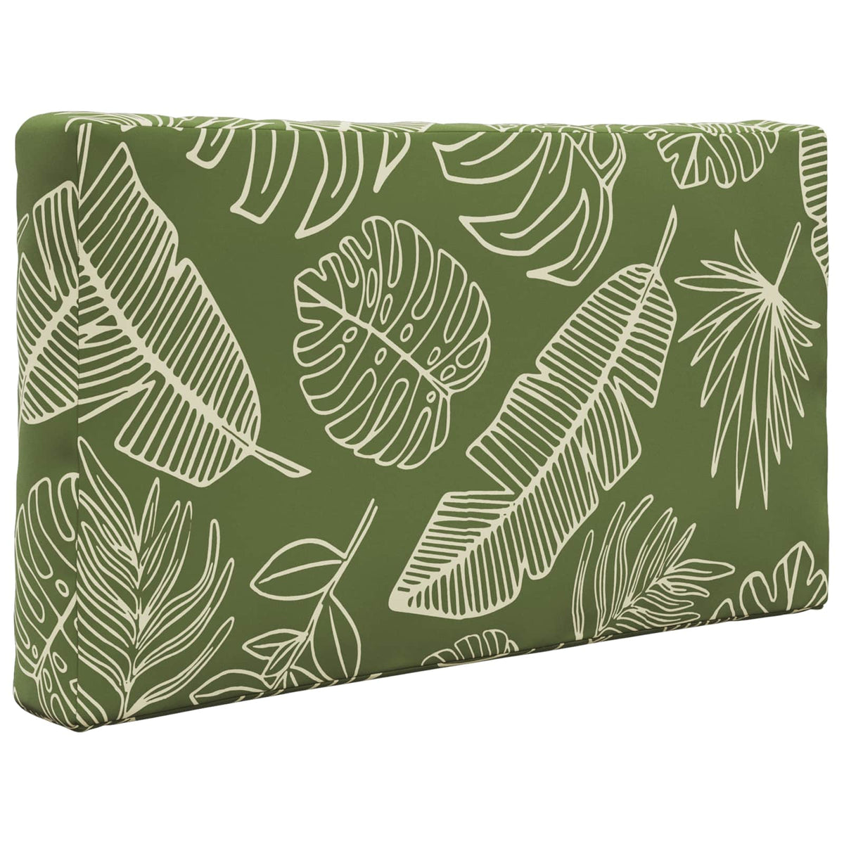 Sofakissen für draußen Polyester Blattdesign 80 x 80 cm