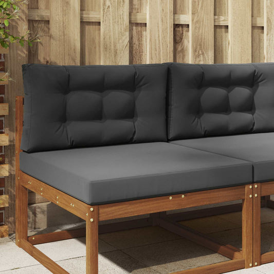 Sofakissen für draußen Polyester Anthrazit 80 x 80 cm