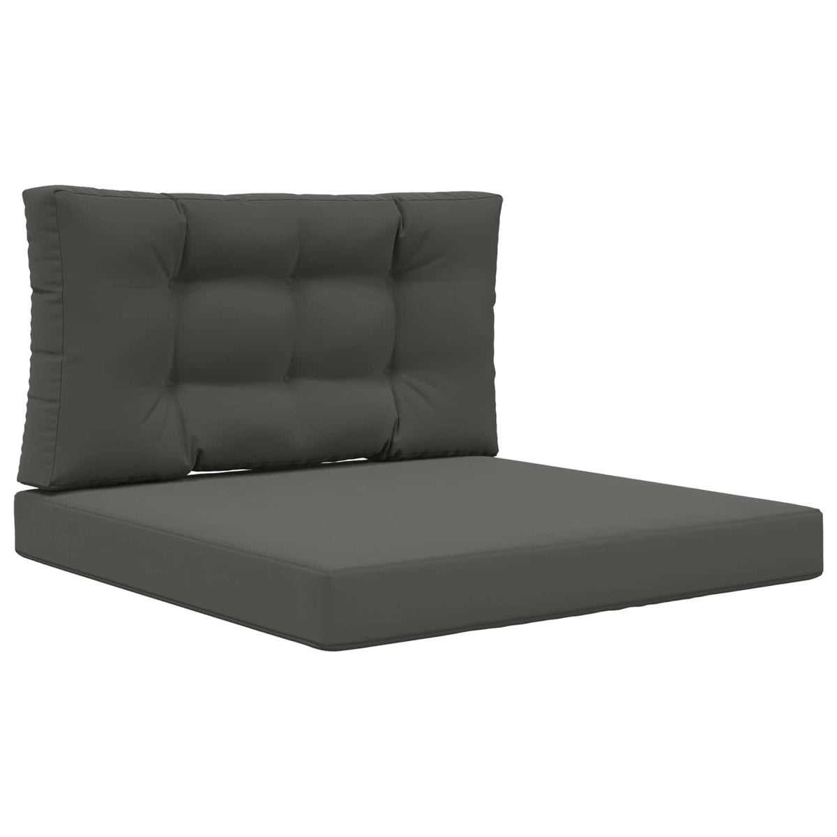 Sofakissen für draußen Polyester Anthrazit 80 x 80 cm