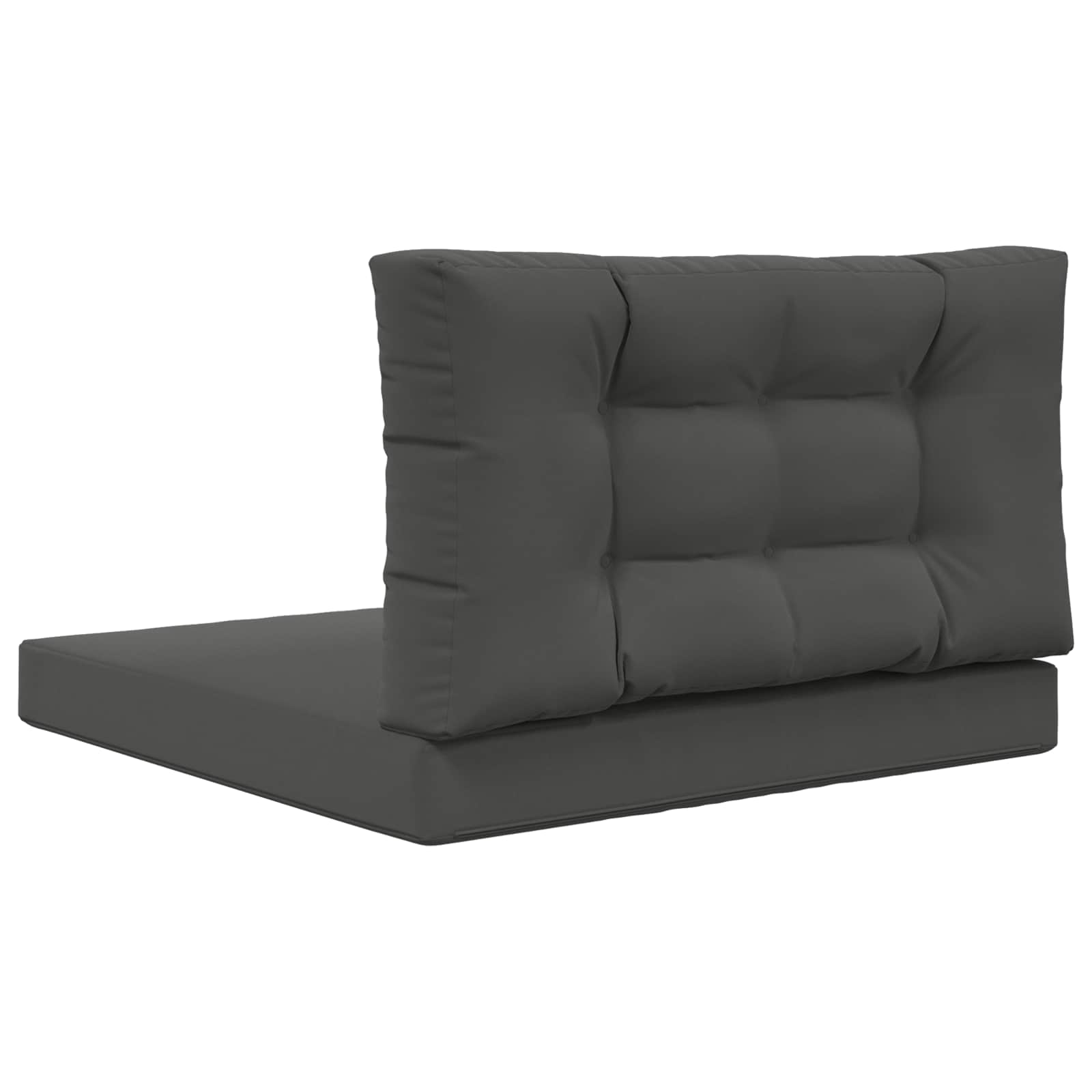 Sofakissen für draußen Polyester Anthrazit 80 x 80 cm