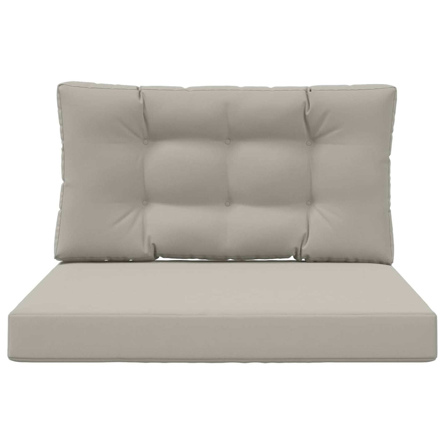 Sofakissen für draußen Polyester Grau 80 x 80 cm
