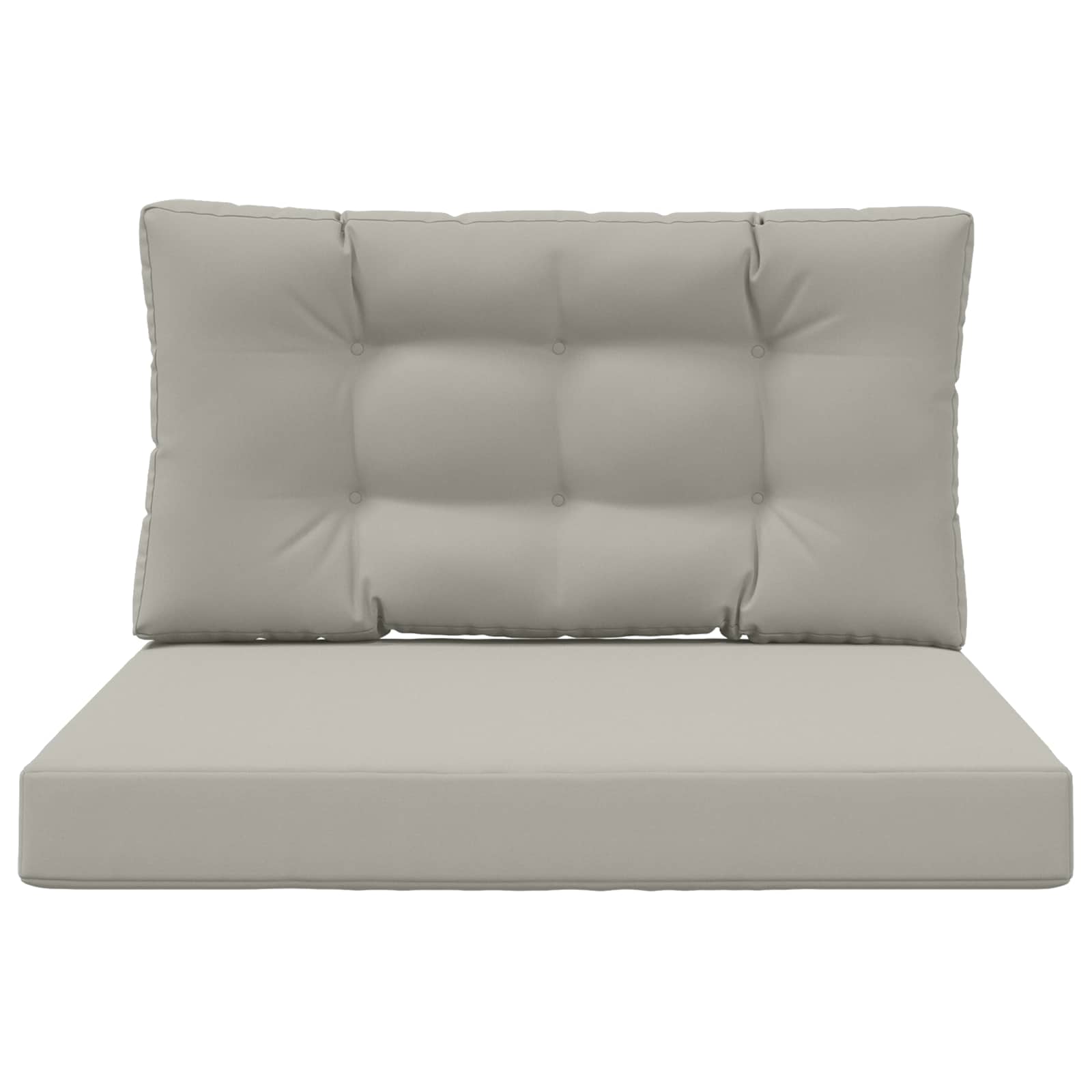 Sofakissen für draußen Polyester Grau 80 x 80 cm