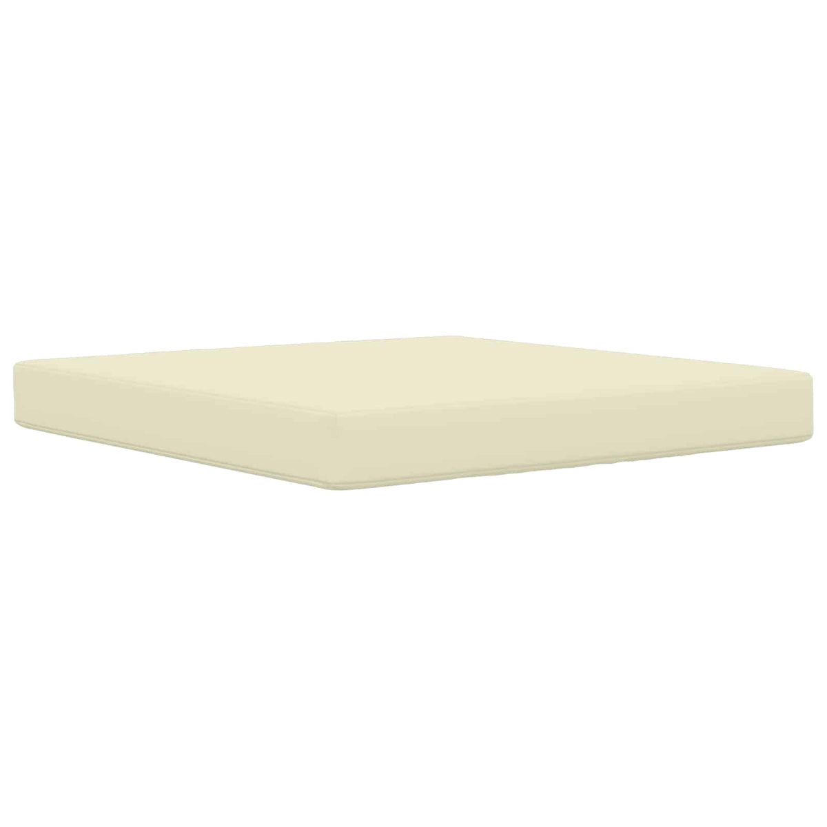 Sofakissen für draußen Polyester Creme 80 x 80 cm