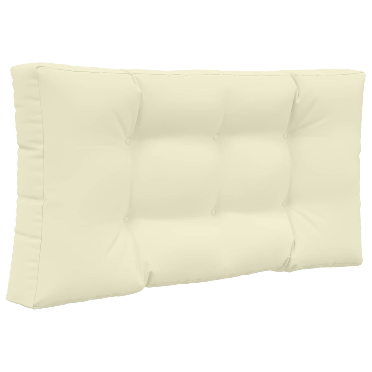 Sofakissen für draußen Polyester Creme 80 x 80 cm