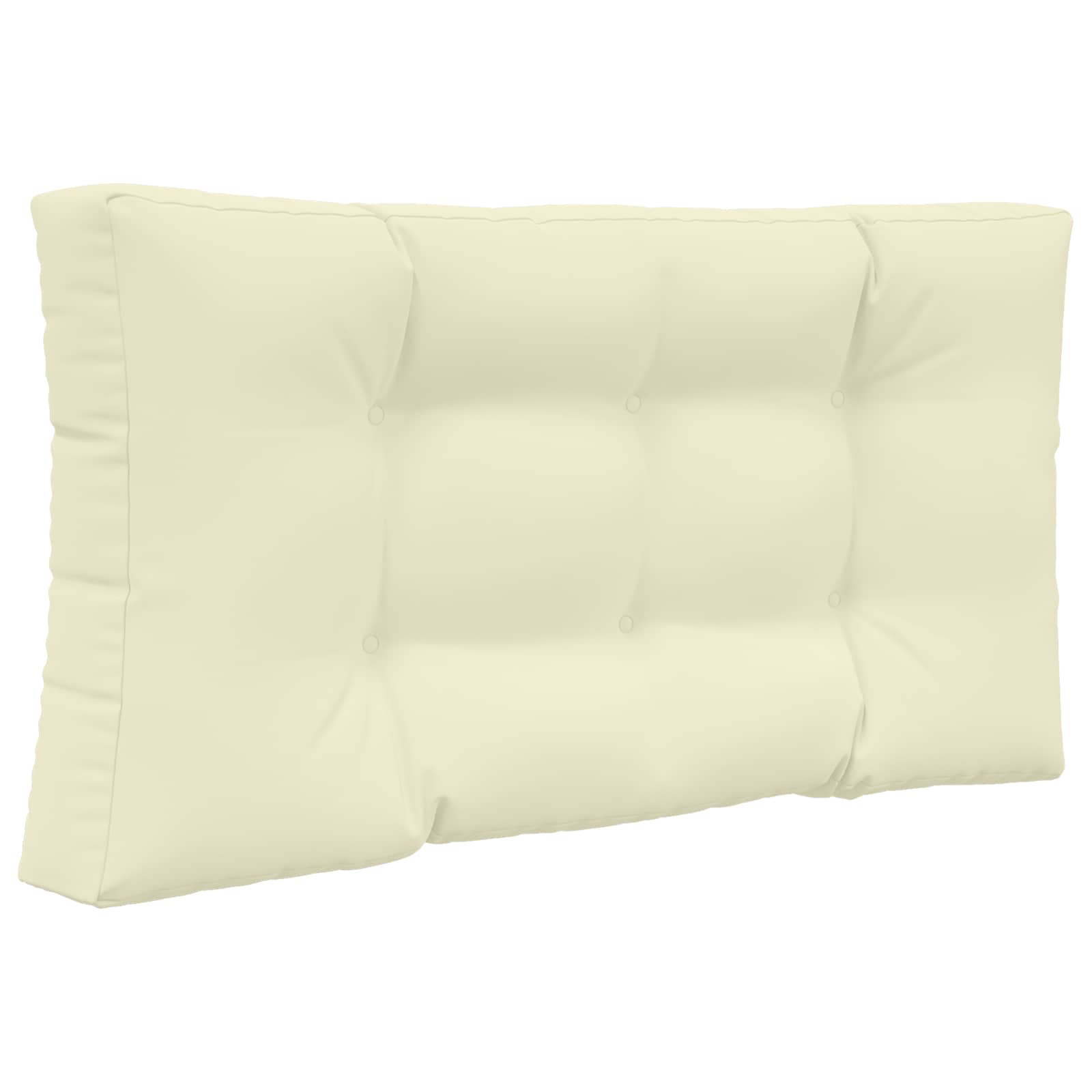 Sofakissen für draußen Polyester Creme 80 x 80 cm