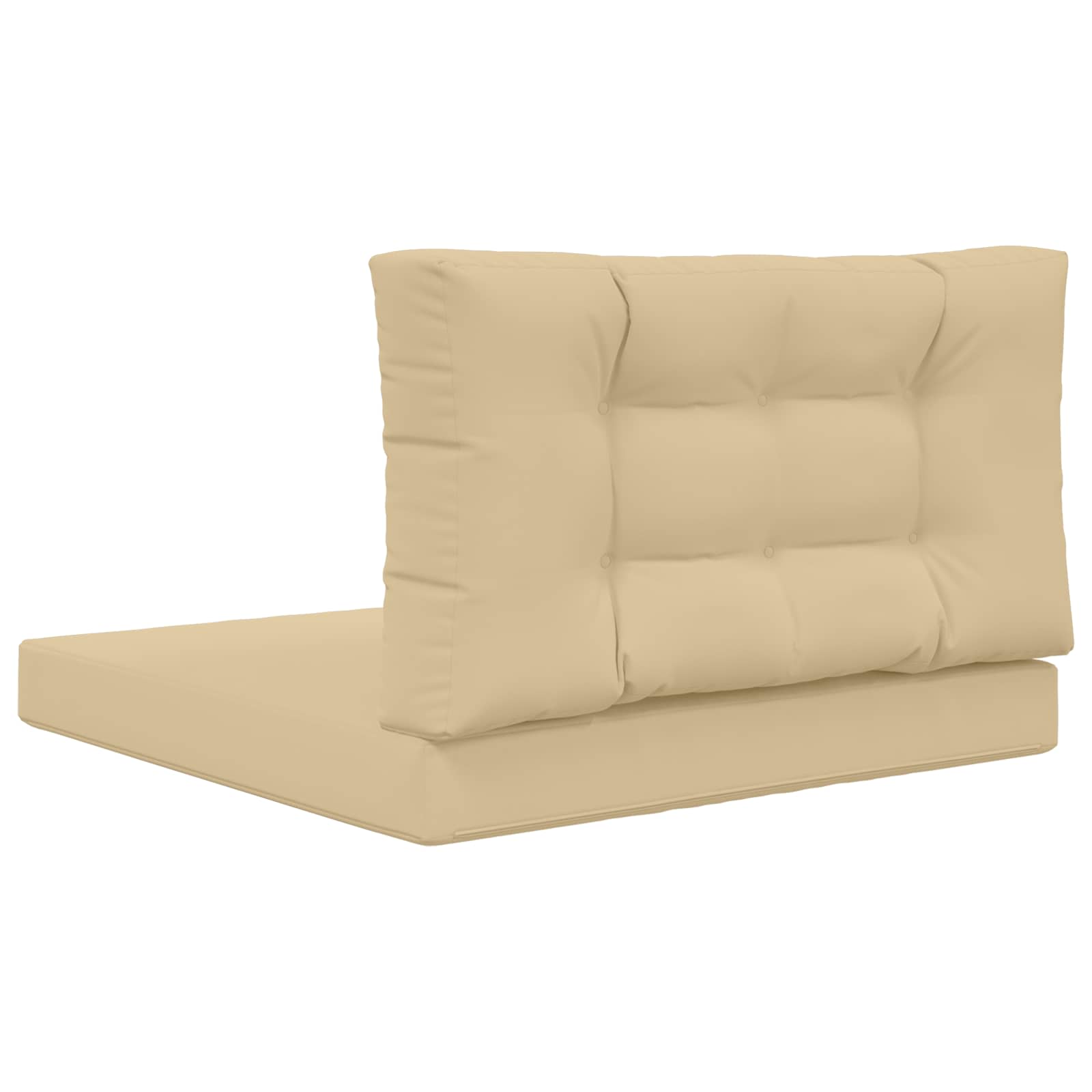 Sofakissen für draußen Polyester Beige 80 x 80 cm