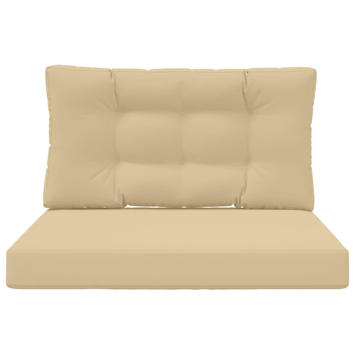 Sofakissen für draußen Polyester Beige 80 x 80 cm