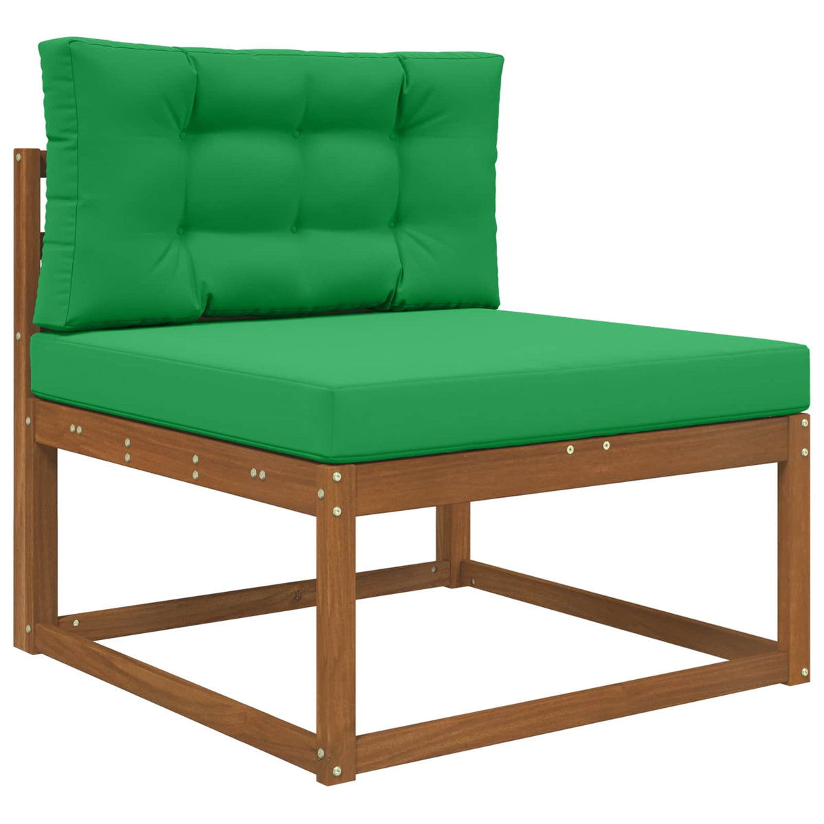 Sofakissen für draußen Polyester Grün 80 x 80 cm